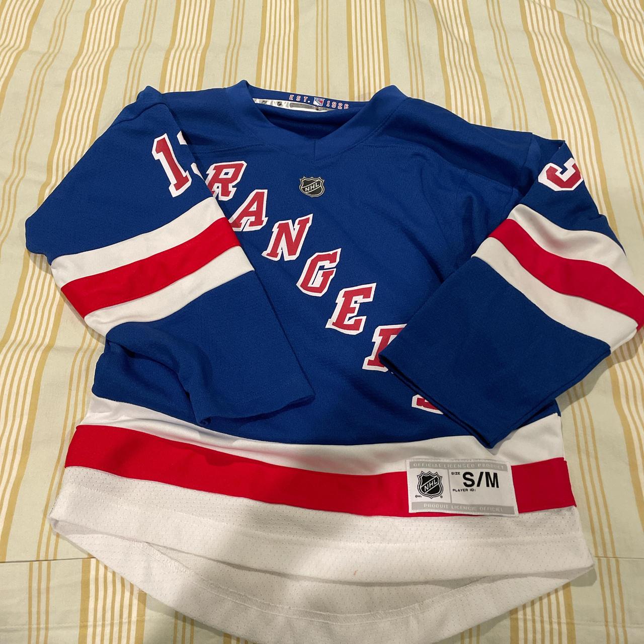 new york rangers home hockey jersey; tighter fit... Depop