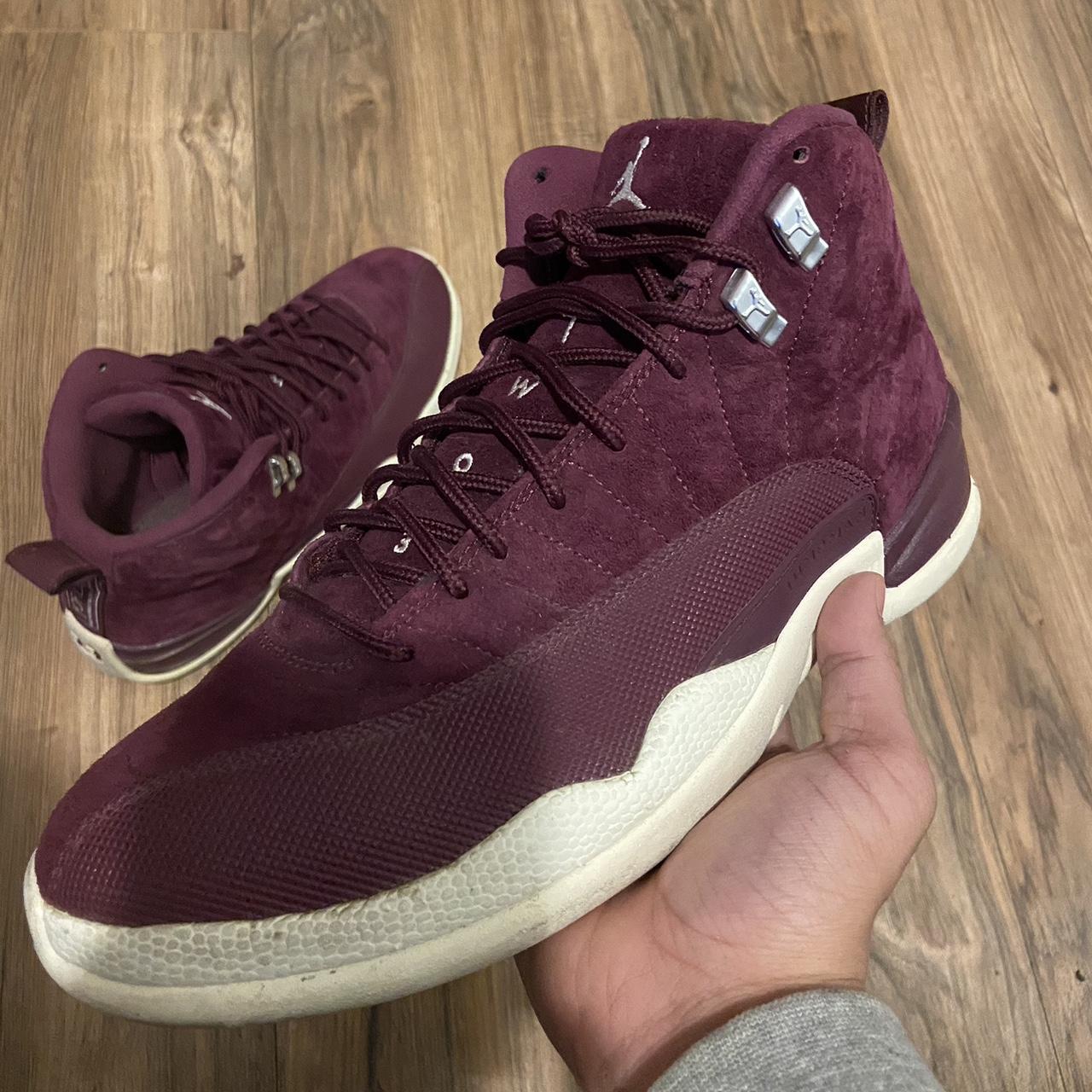 retro 12 burgundy