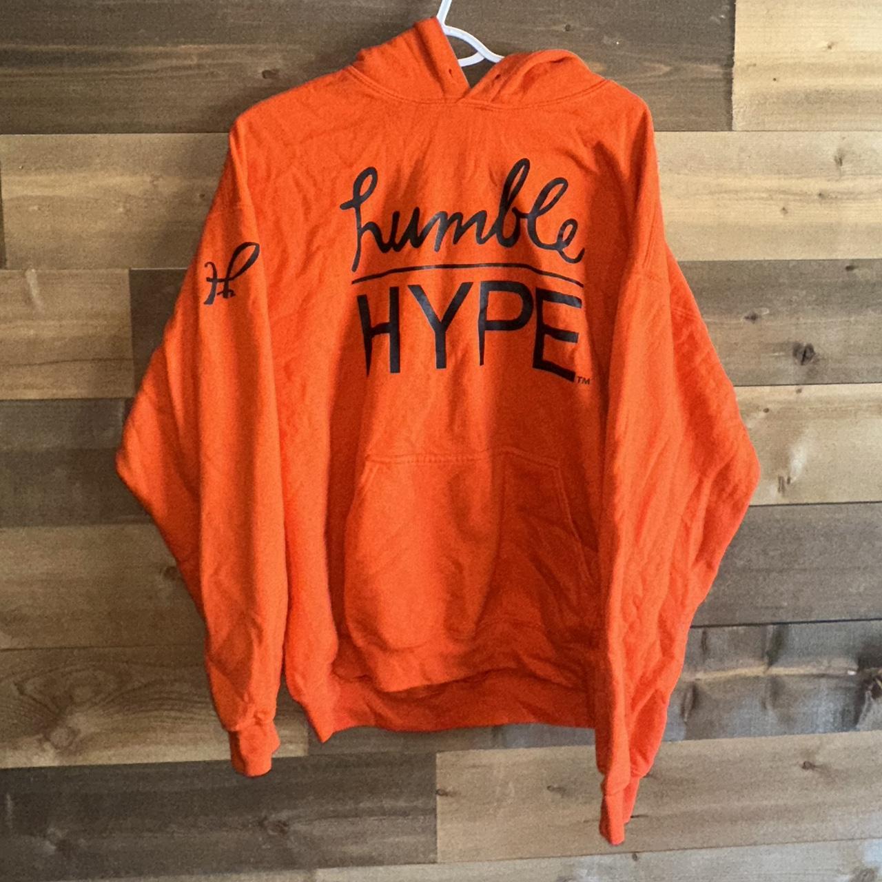 Hype orange hoodie best sale