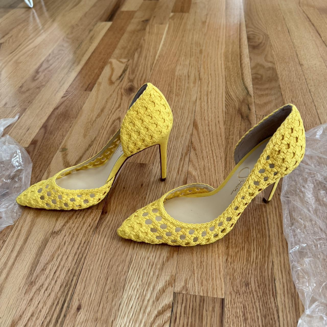 Jessica simpson mustard heels hotsell