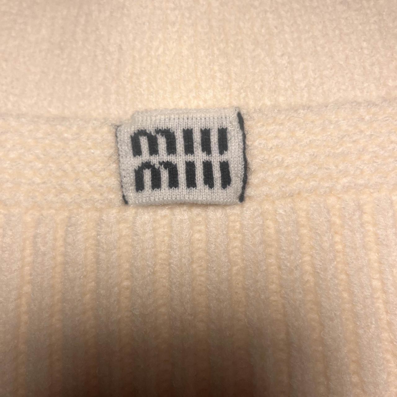 Miu Miu Women's Beanies - White/Cream – Miu Miu B… - image 2