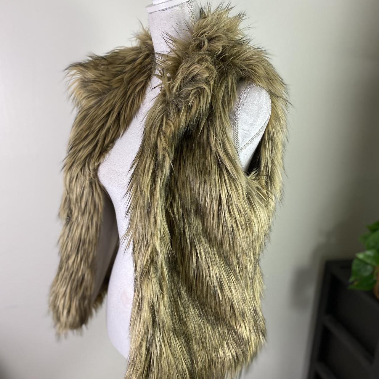 Ci sono by cavalini fur vest best sale