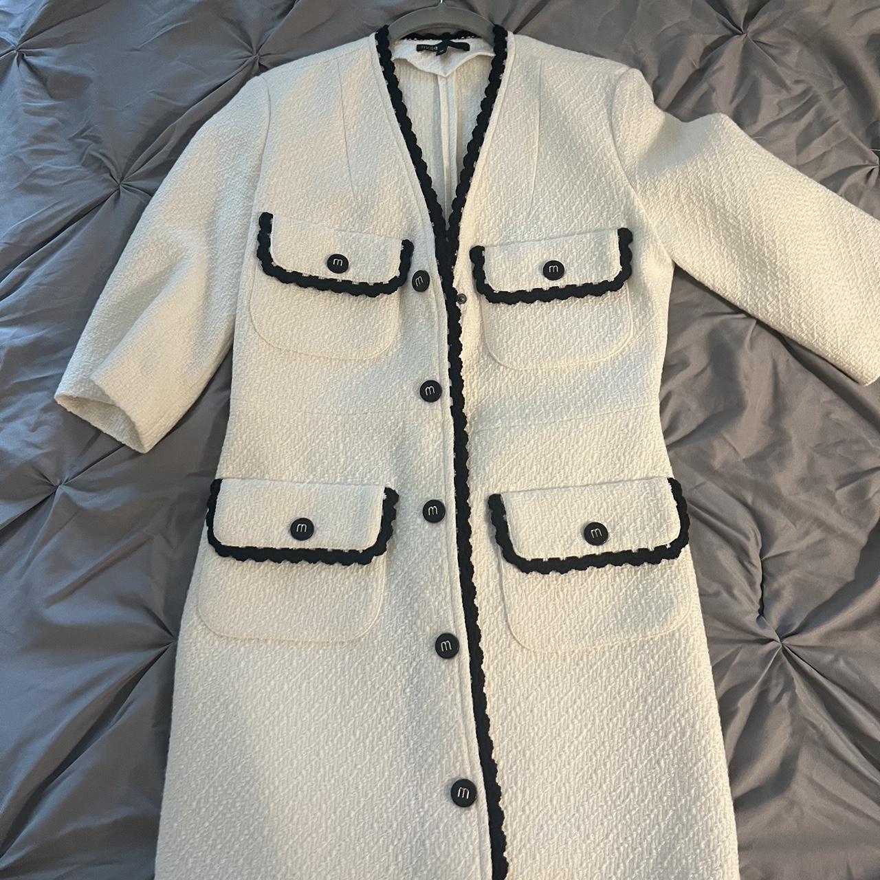 Brand new Maje white dress Never worn Size 38 - Depop