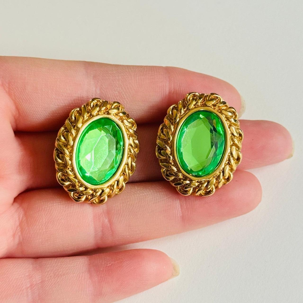 Kenneth Jay Lane Women's Earrings - Gold – VTG KJ… - image 1