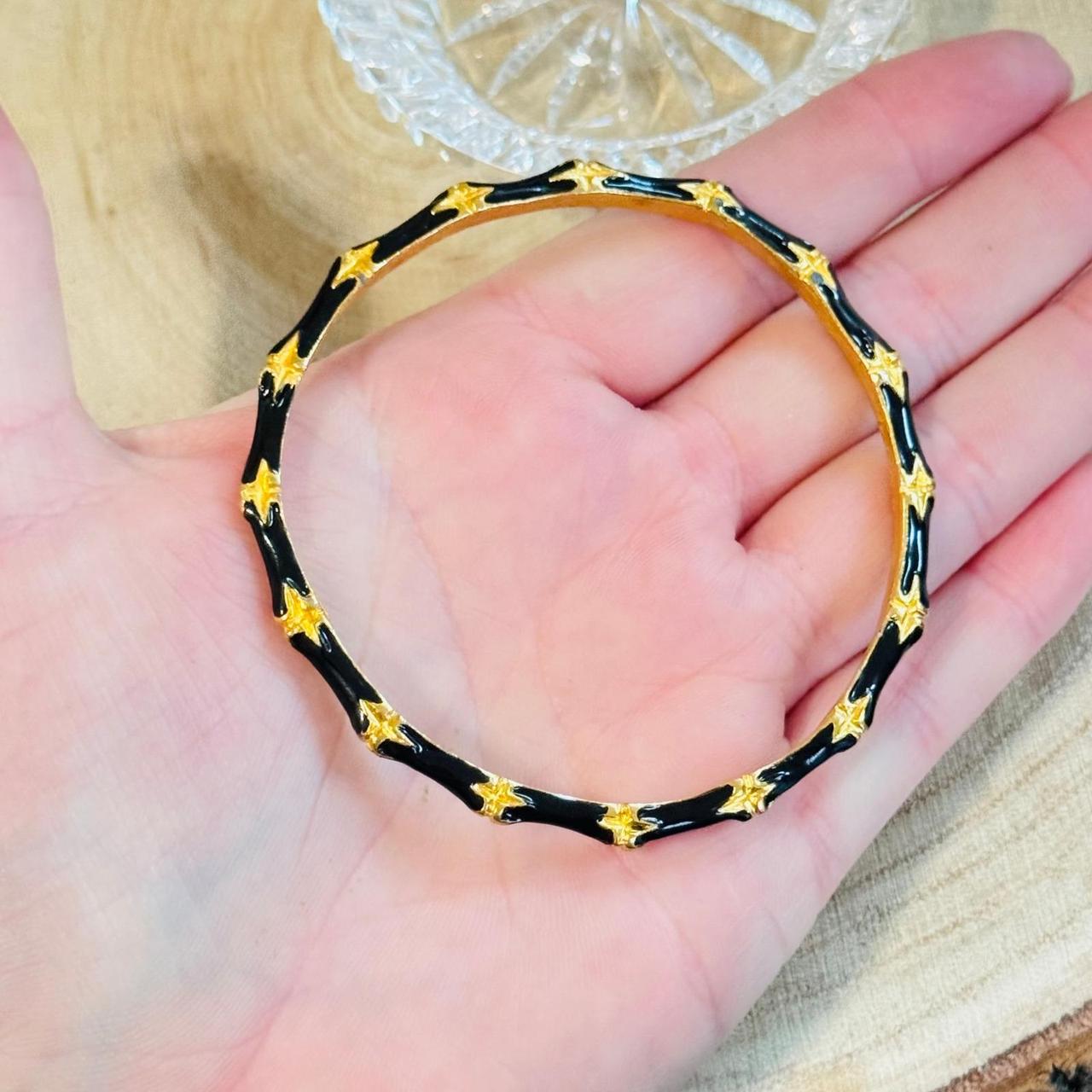 Kenneth Jay Lane Women's Jewelry - Gold/Black – V… - image 1