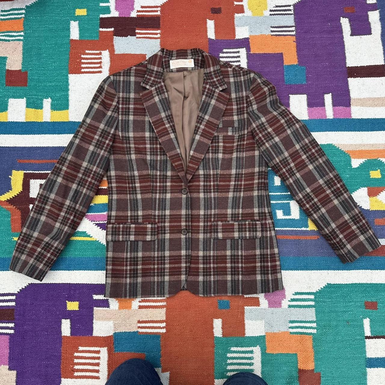 Pendleton Women's Blazer Jacket - Brown/Burgundy … - image 1
