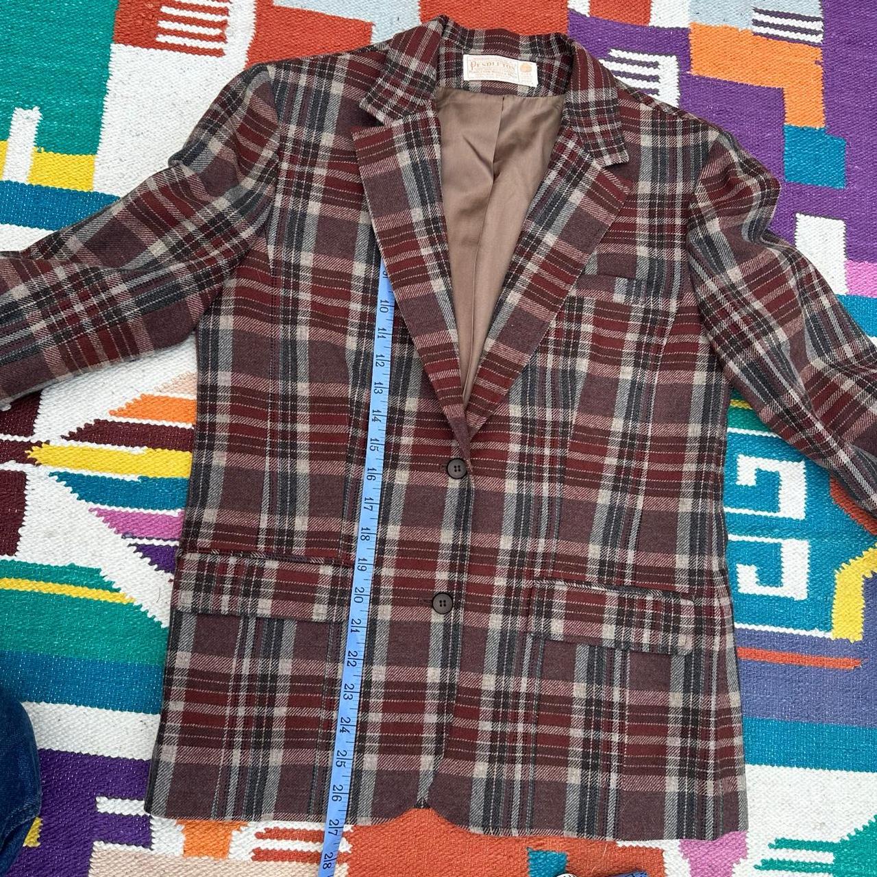 Pendleton Women's Blazer Jacket - Brown/Burgundy … - image 5
