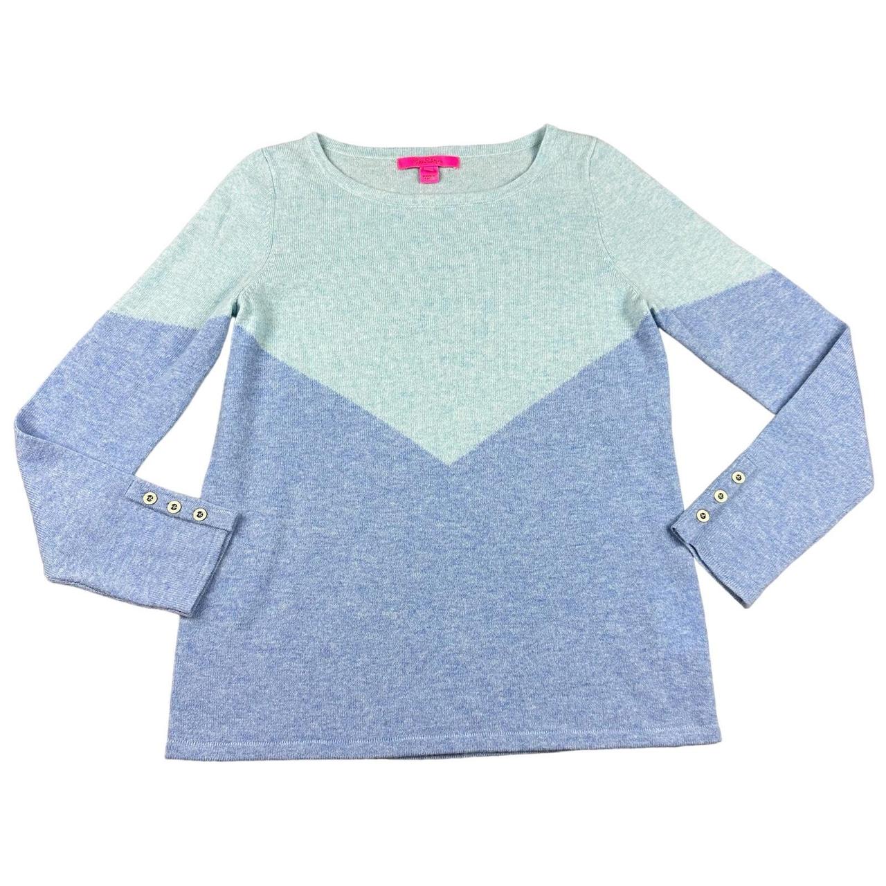 Lilly Pulitzer blue fashion cashmere sweater