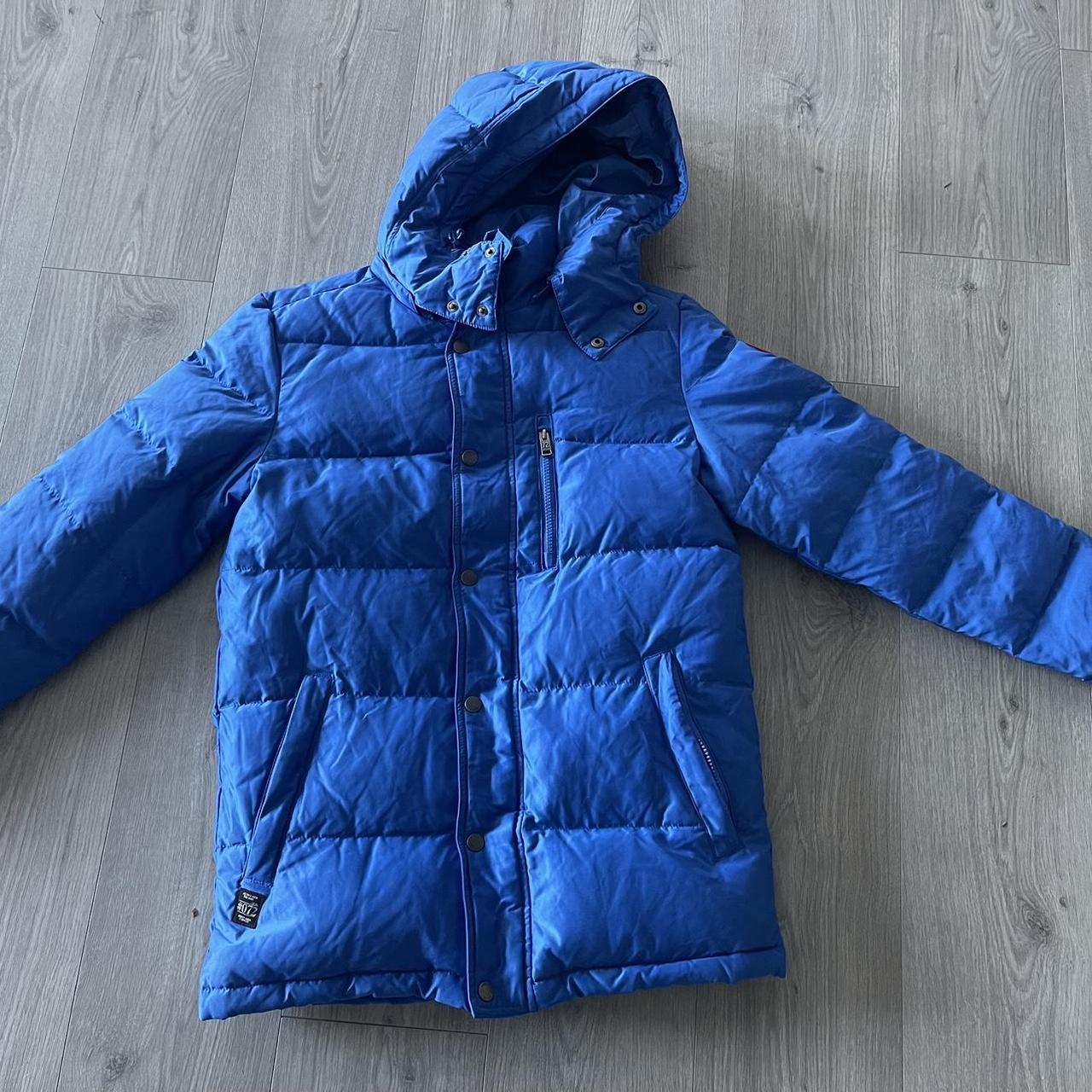 Jeanswest blue warm-down blue puffer jacket