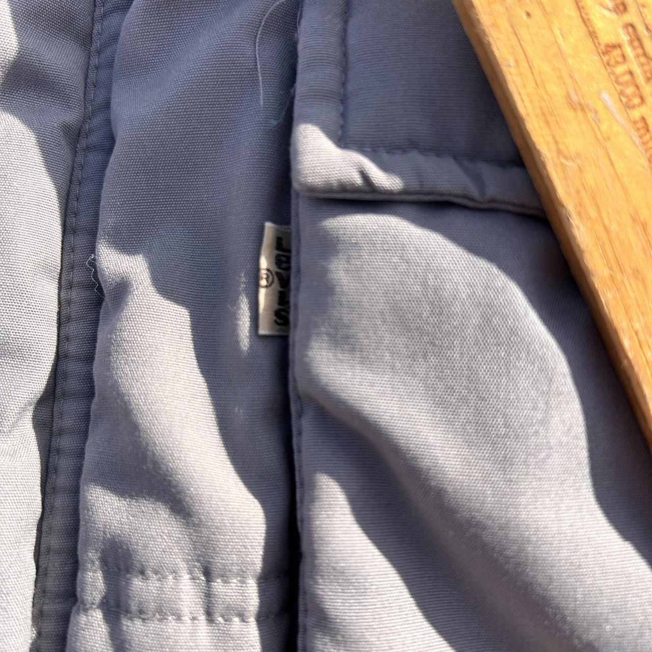 Levi's Men's Puffer Jacket - Grey/Blue - XL – Rar… - image 3