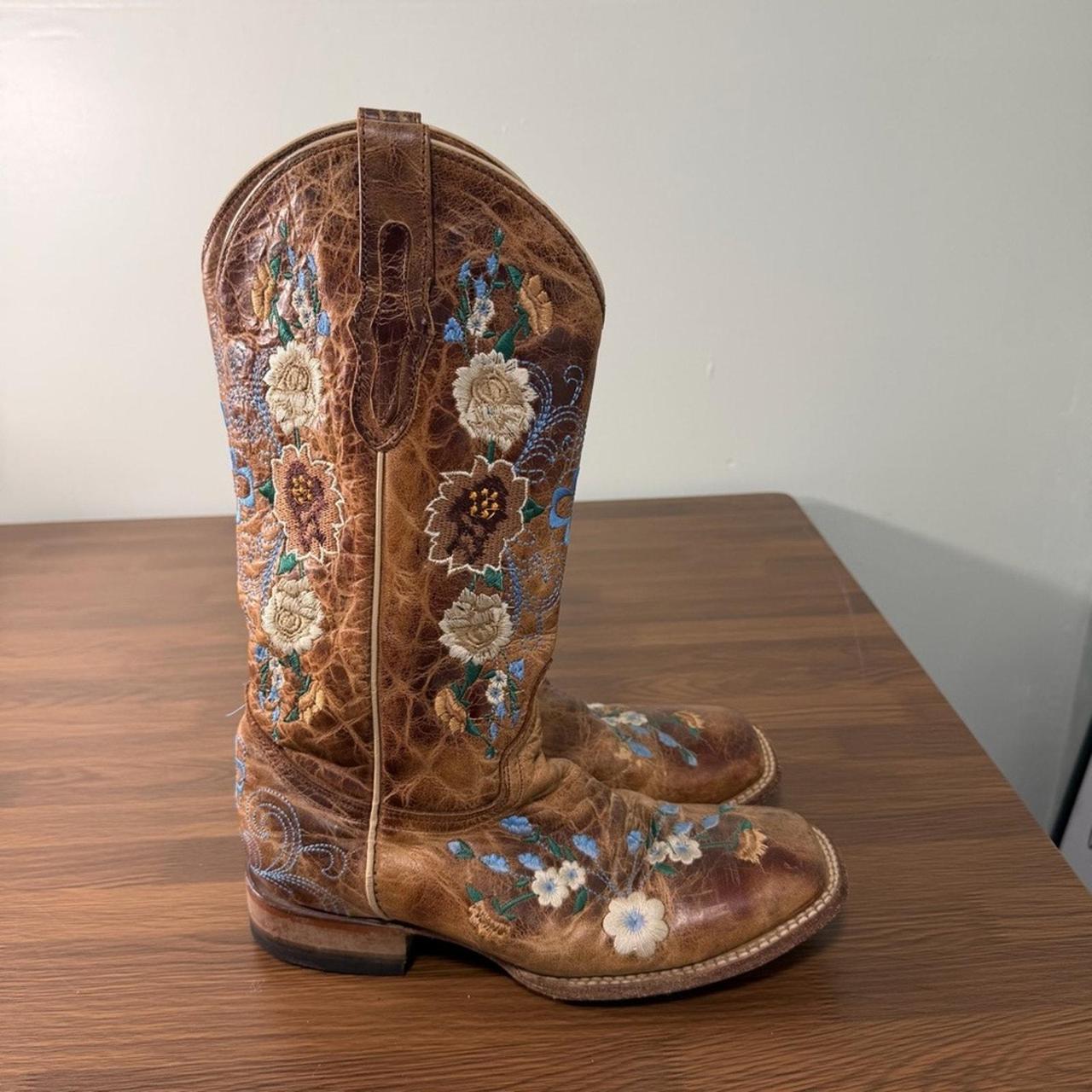 Source Unknown Women's Boots - Brown/Blue - US 8 … - image 4