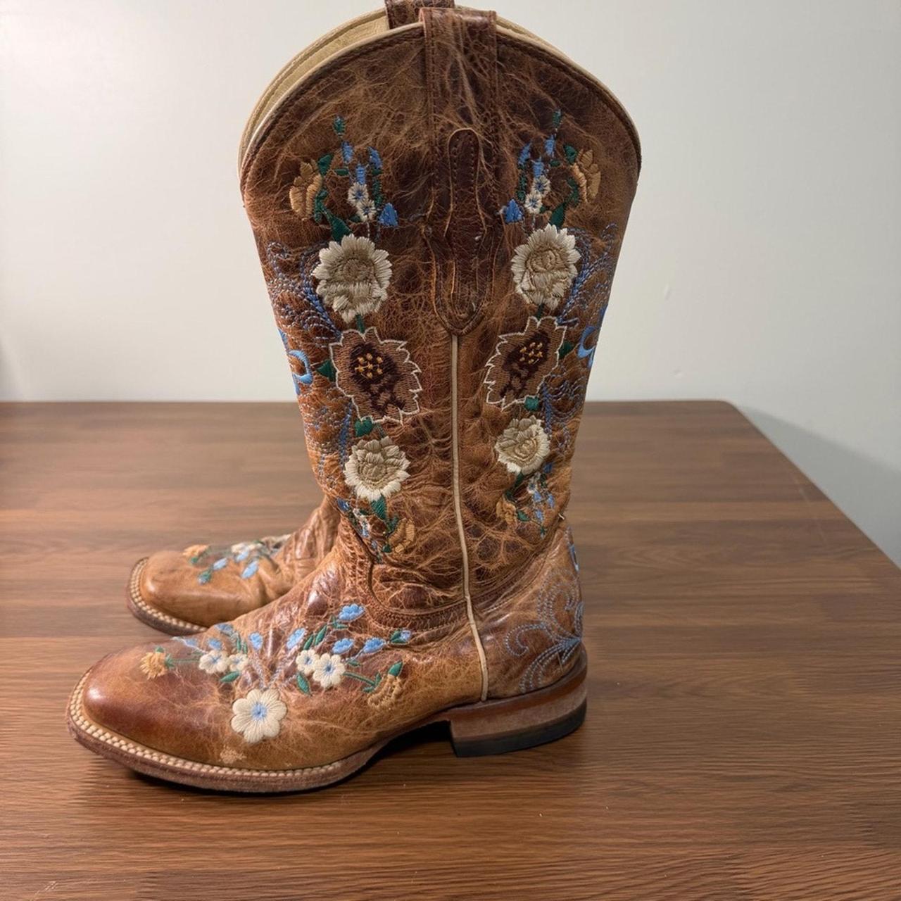 Source Unknown Women's Boots - Brown/Blue - US 8 … - image 2