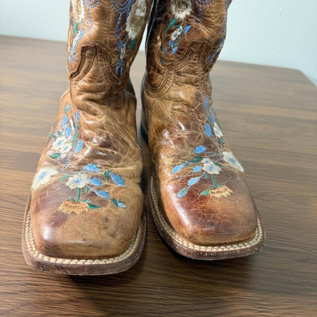 Source Unknown Women's Boots - Brown/Blue - US 8 … - image 5