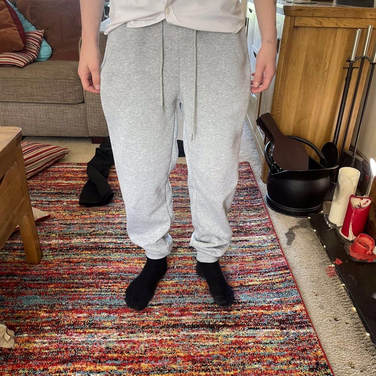 baggy grey nike joggers