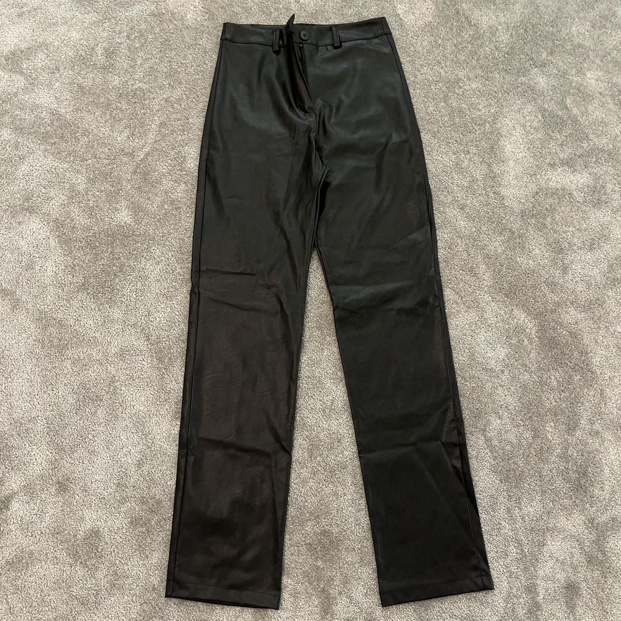 Lysse New York Faux Leather Leggings Black Sized - Depop