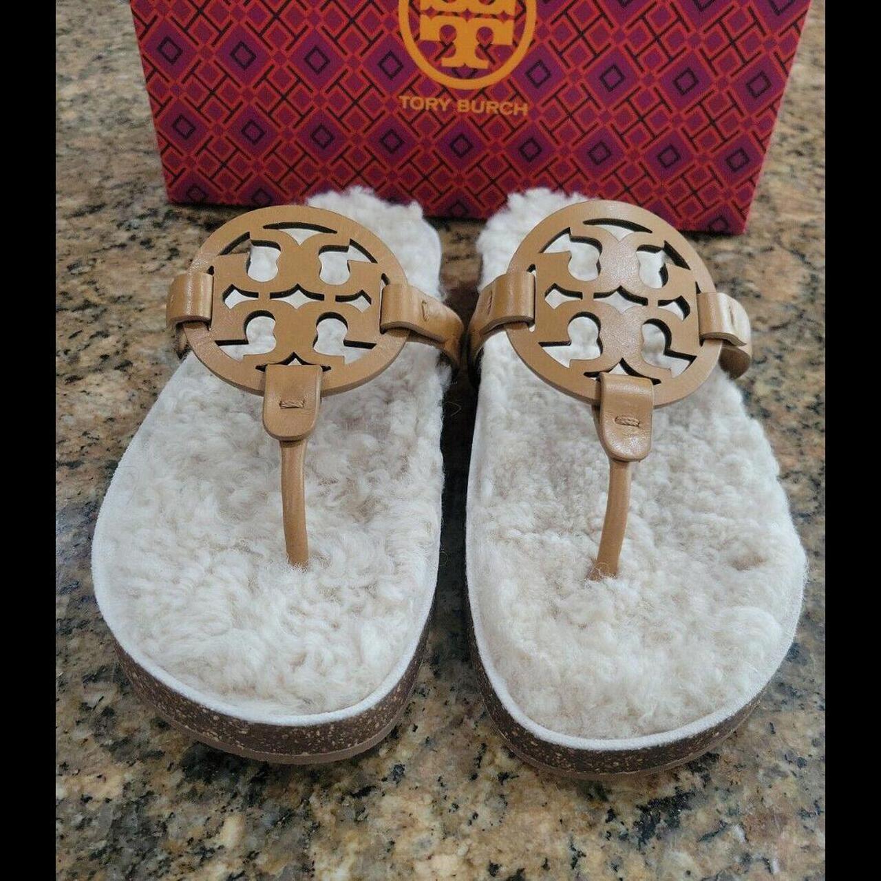 Tory Burch Miller Cloud Shearling Nappa Leather