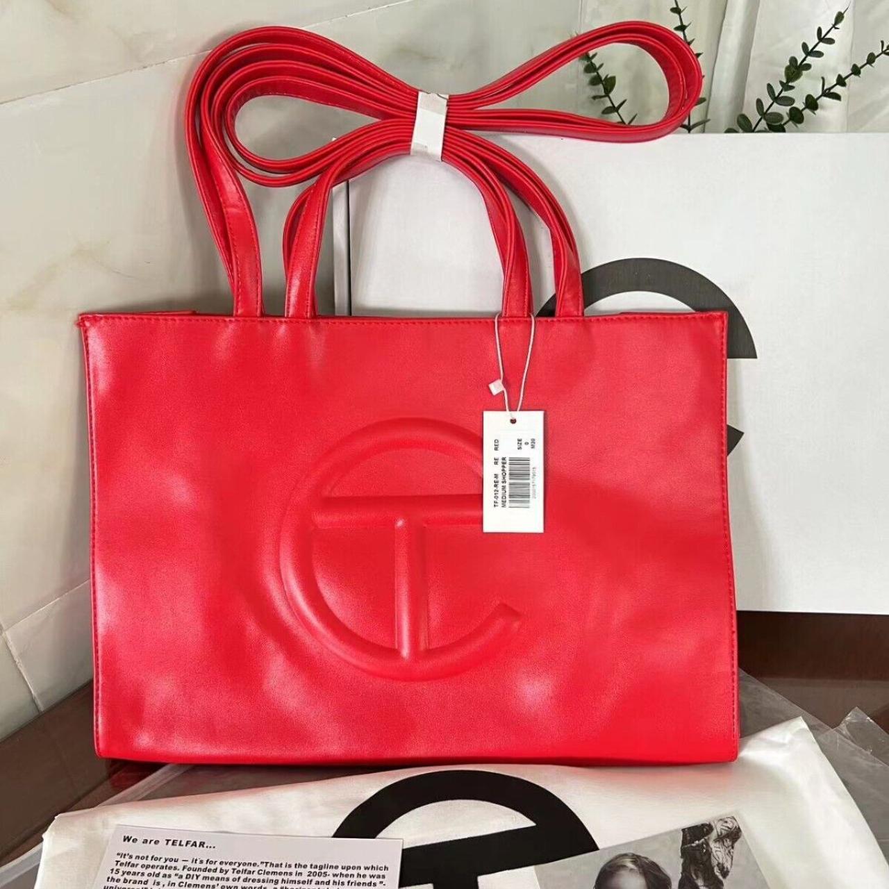 Brand new deals Red Woman Meidium Shopping Bag