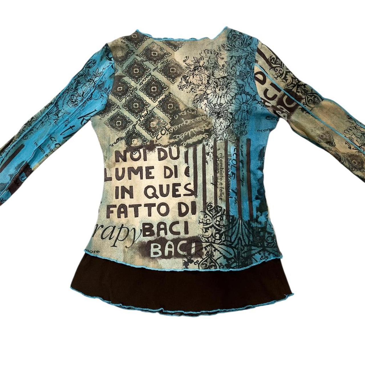 Cache Women's Top - Multi/Blue - S – cache cache … - image 2