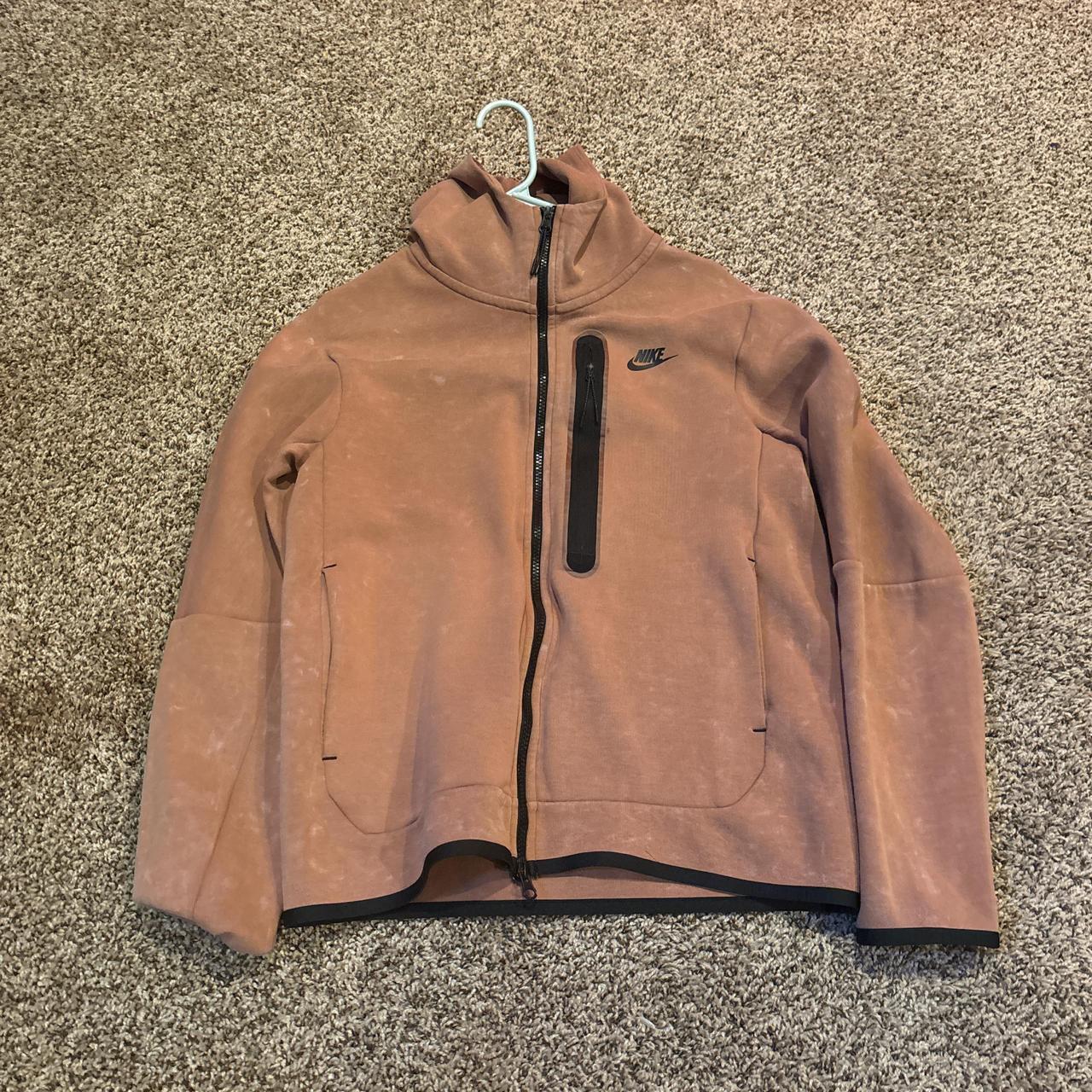 Nike Tech Fleece tan jacket mens small