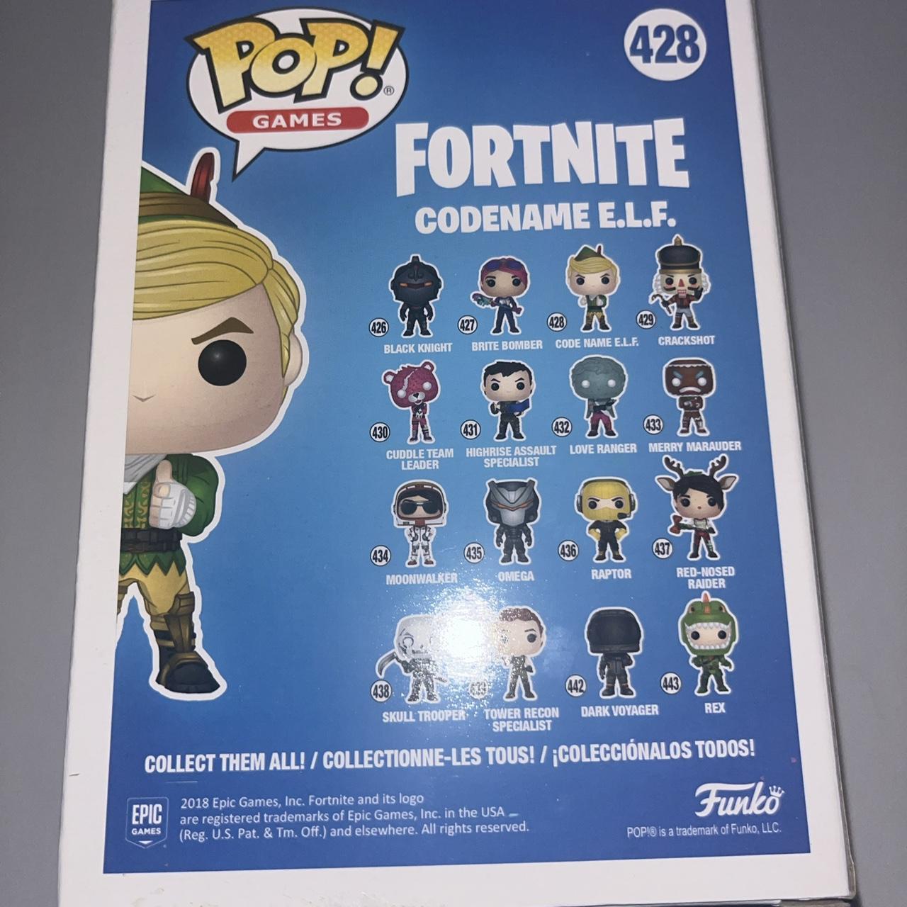 Fortnite Codename Funko Pop Fortnite #ELF 428 Depop
