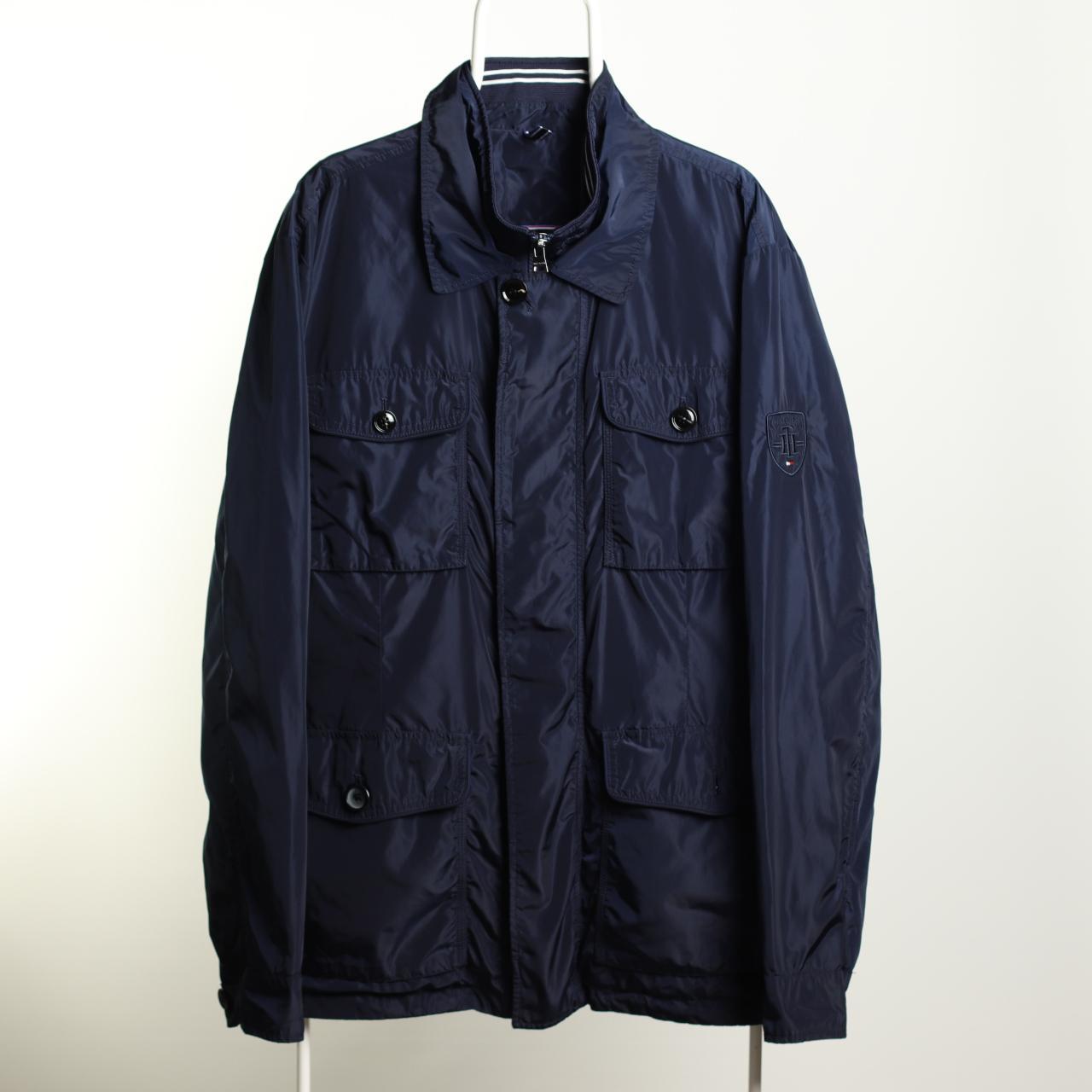 Vintage Tommy Hilfiger windbreaker waterproof jacket... - Depop