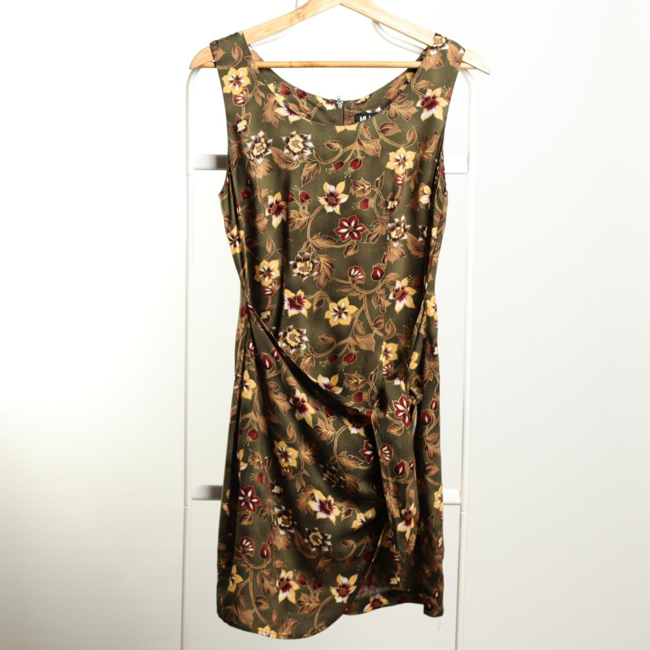 All that Jazz Vintage Summer Floral Dress in green... Depop