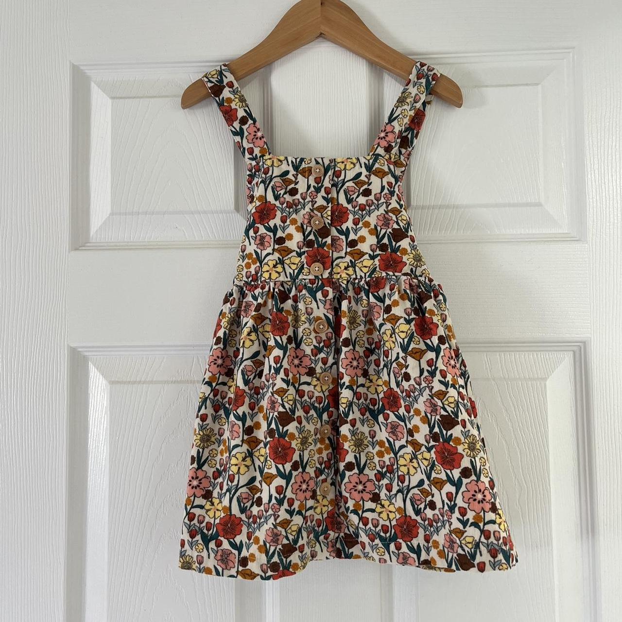 Blueberi Boulevard Floral Dress 3T 100 cotton