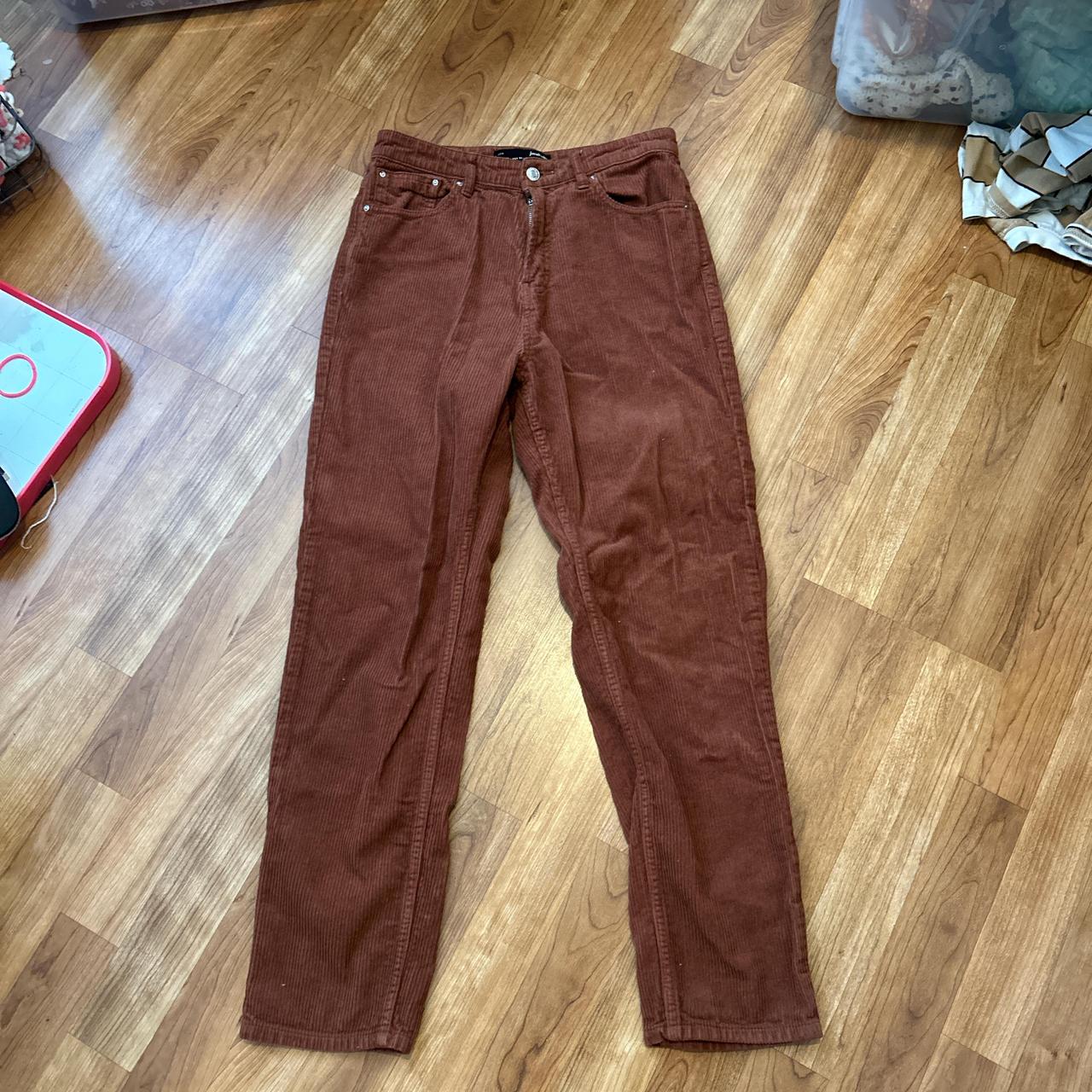 4 - Stradivarius corduroy pants Lightly used a few... - Depop