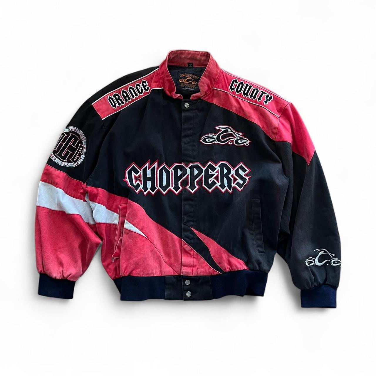 Men's Size Large West Coast Choppers Racing Jacket | Depop