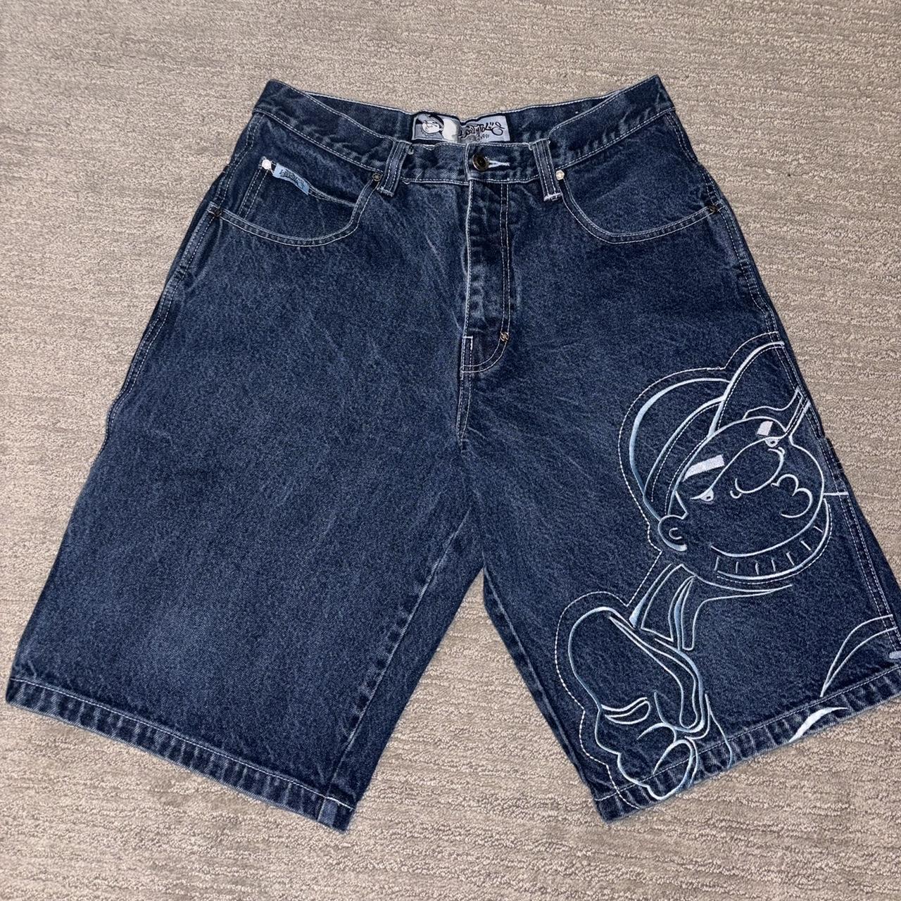 Vintage Southpole B-boy embroidered Baggy Jorts Size | Depop