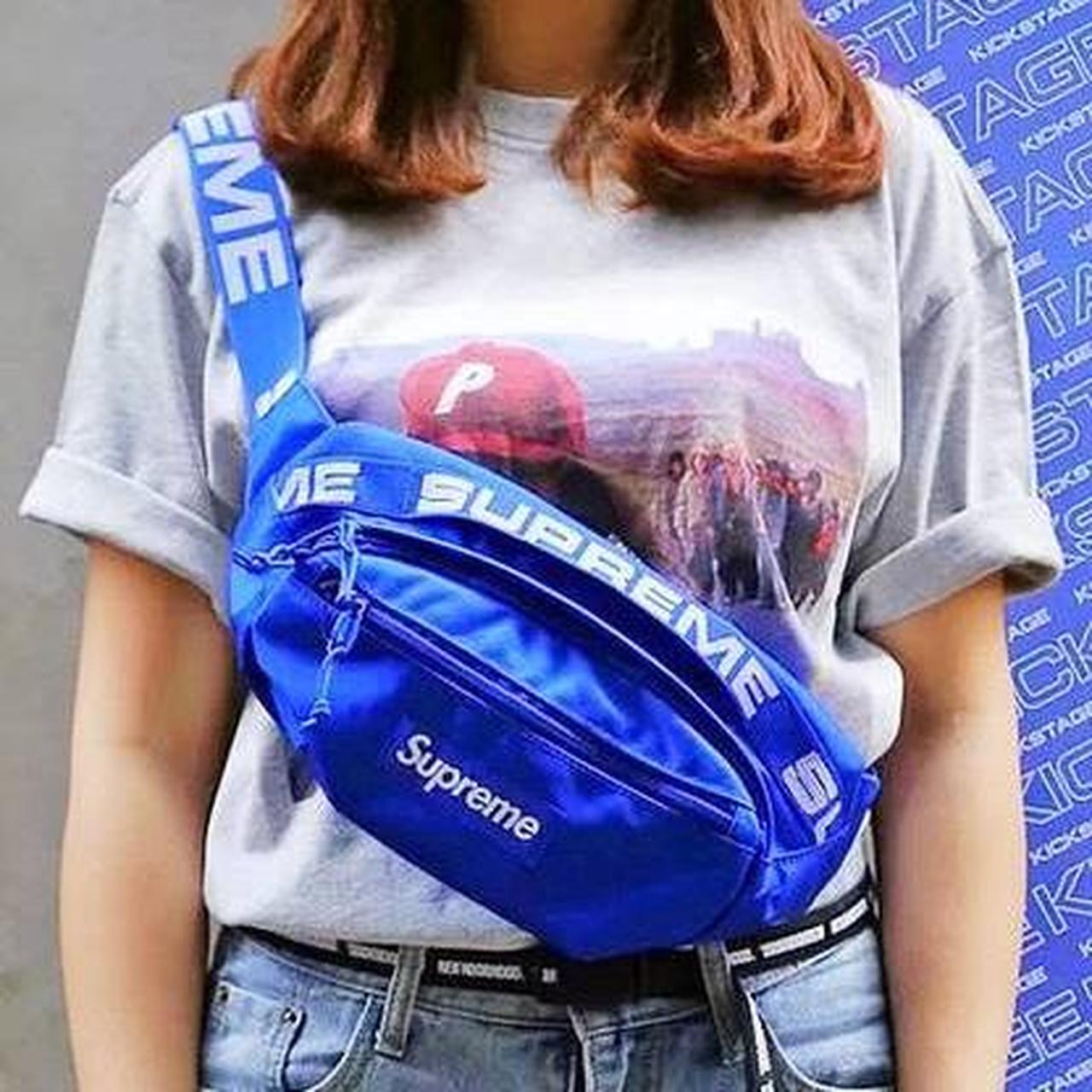 Supreme SS18 Waist Bag Fanny sale Pack blue