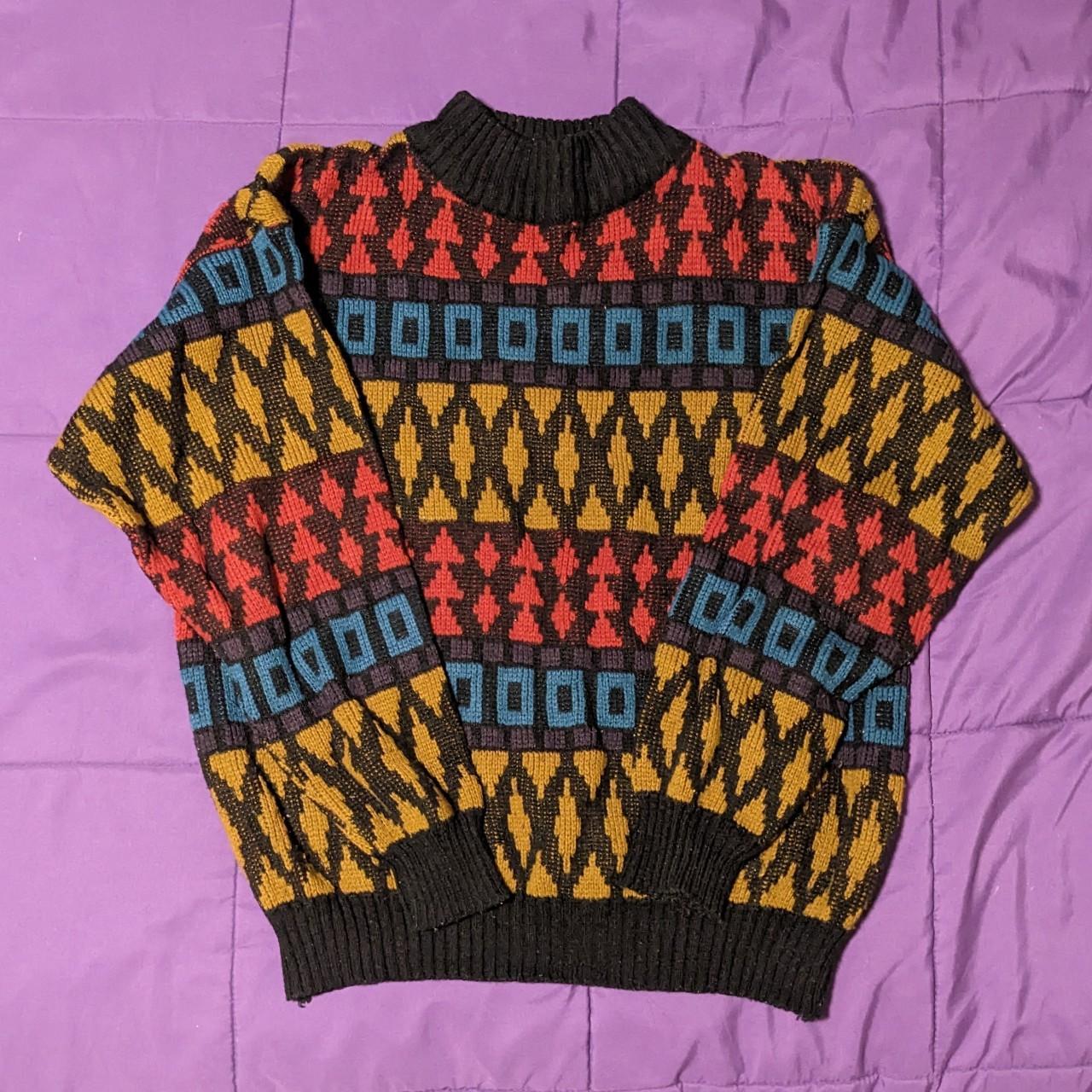 Gitano Men's Sweater - Multi - L – 4-color Gitano… - image 1