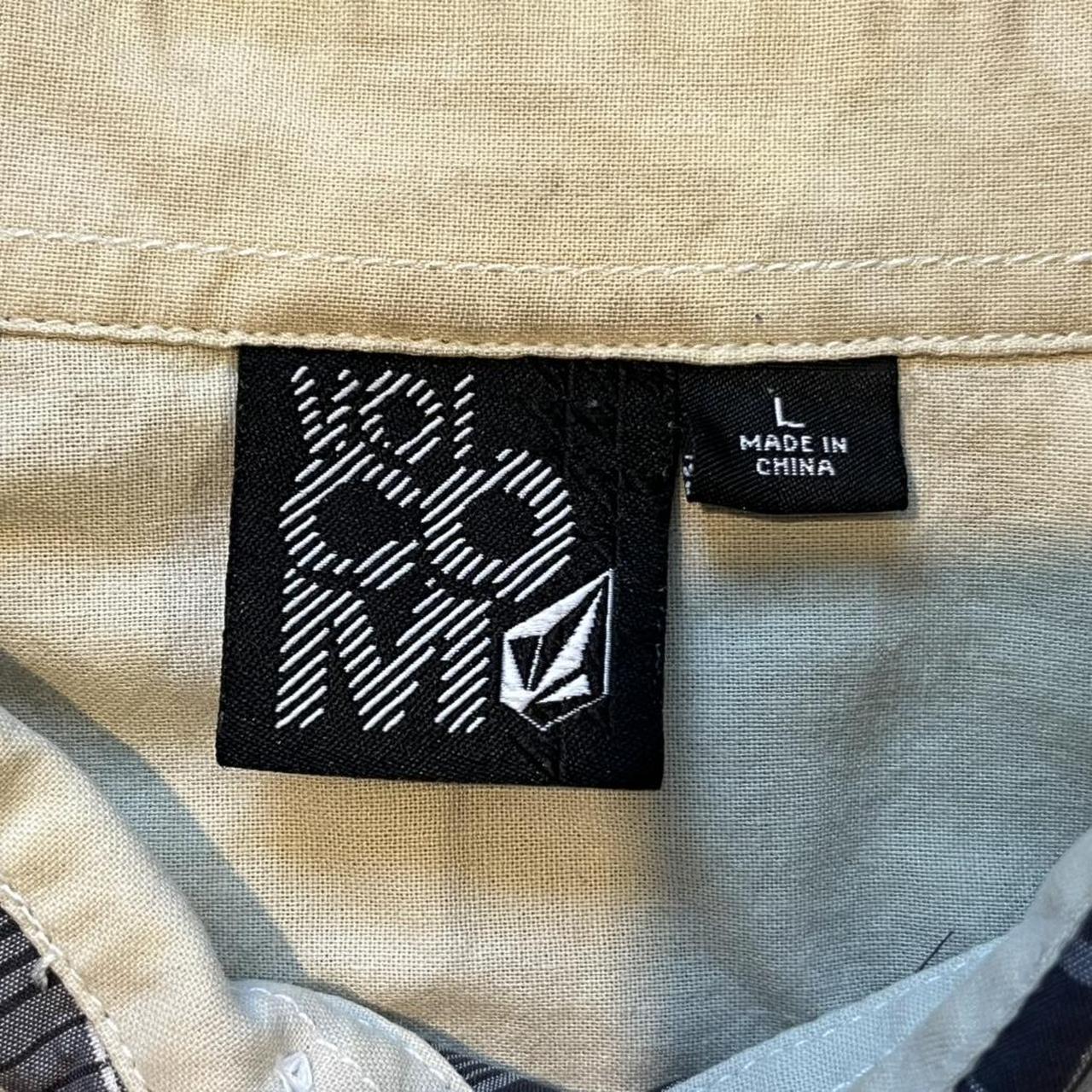 Volcom Men's Shirt - Multi/Grey - L – Volcom plai… - image 5