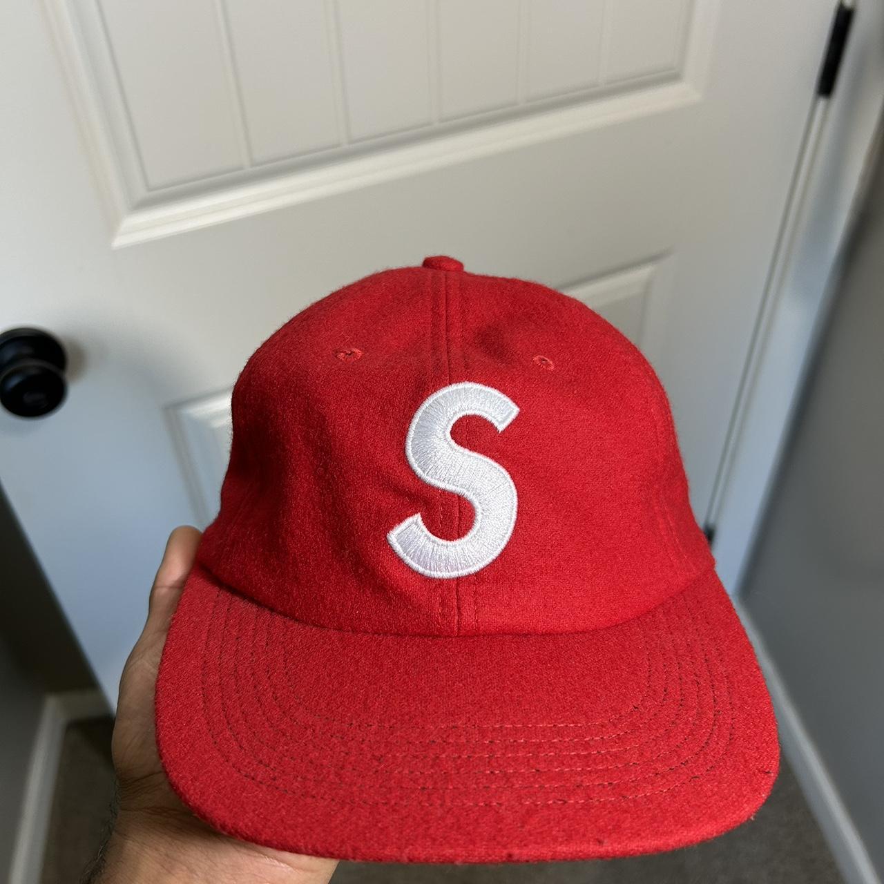 Supreme FW 15 Red S Wool Hat Used but Great | Depop