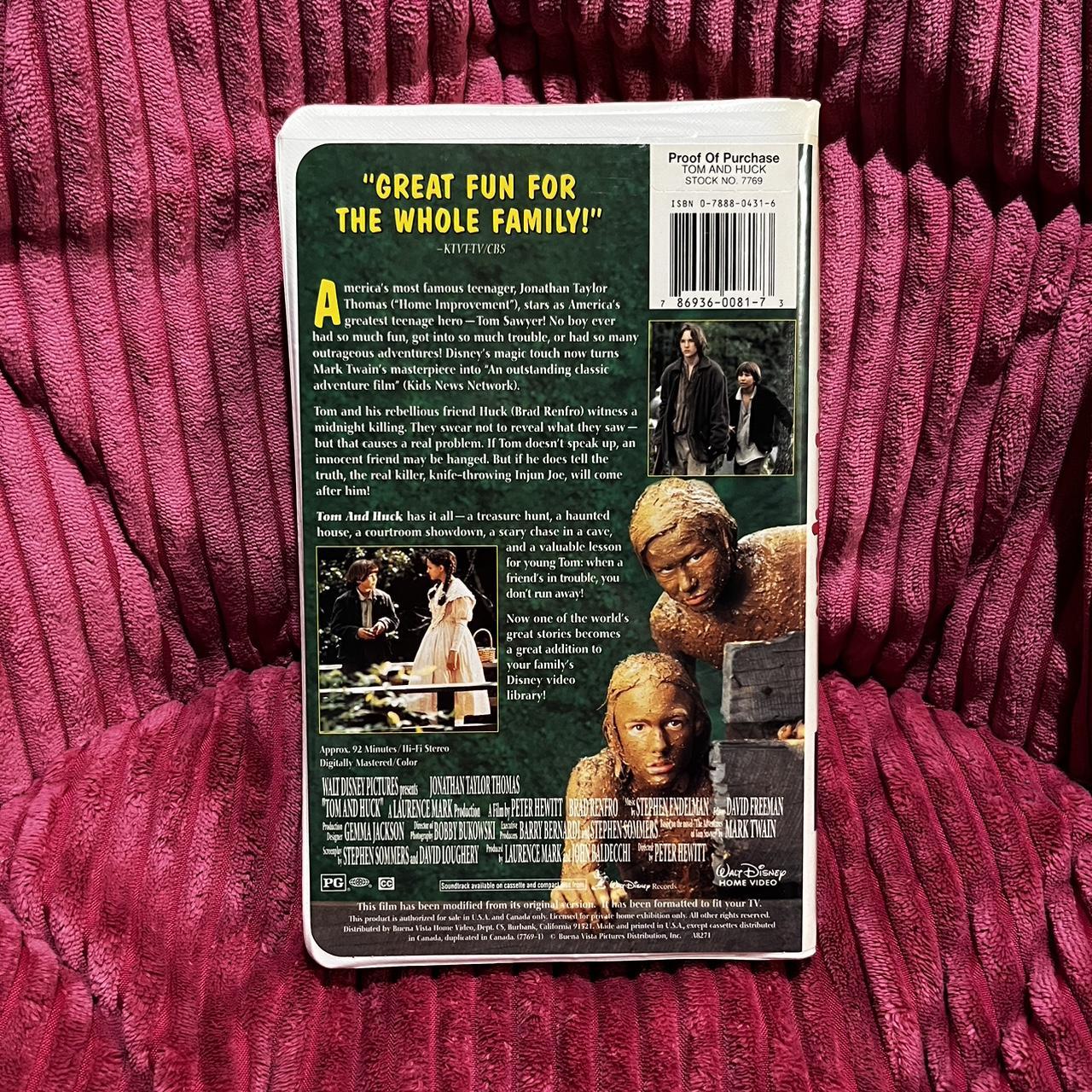 1996 Walt Disney’s TOM AND HUCK VHS, Like new! Home..., image size:1280x1280