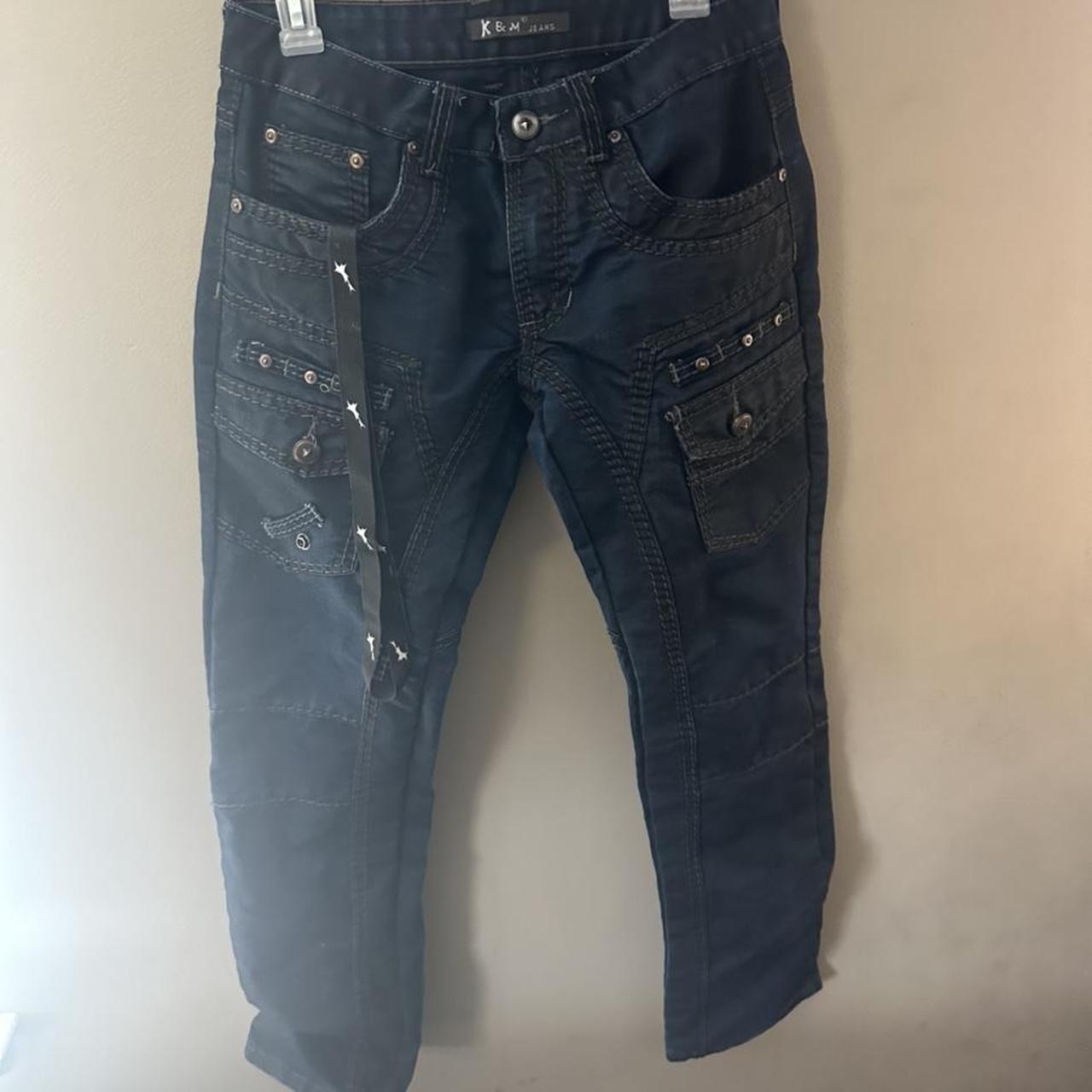 biomy on ig double waisted wax jeans, worn twice. | Depop