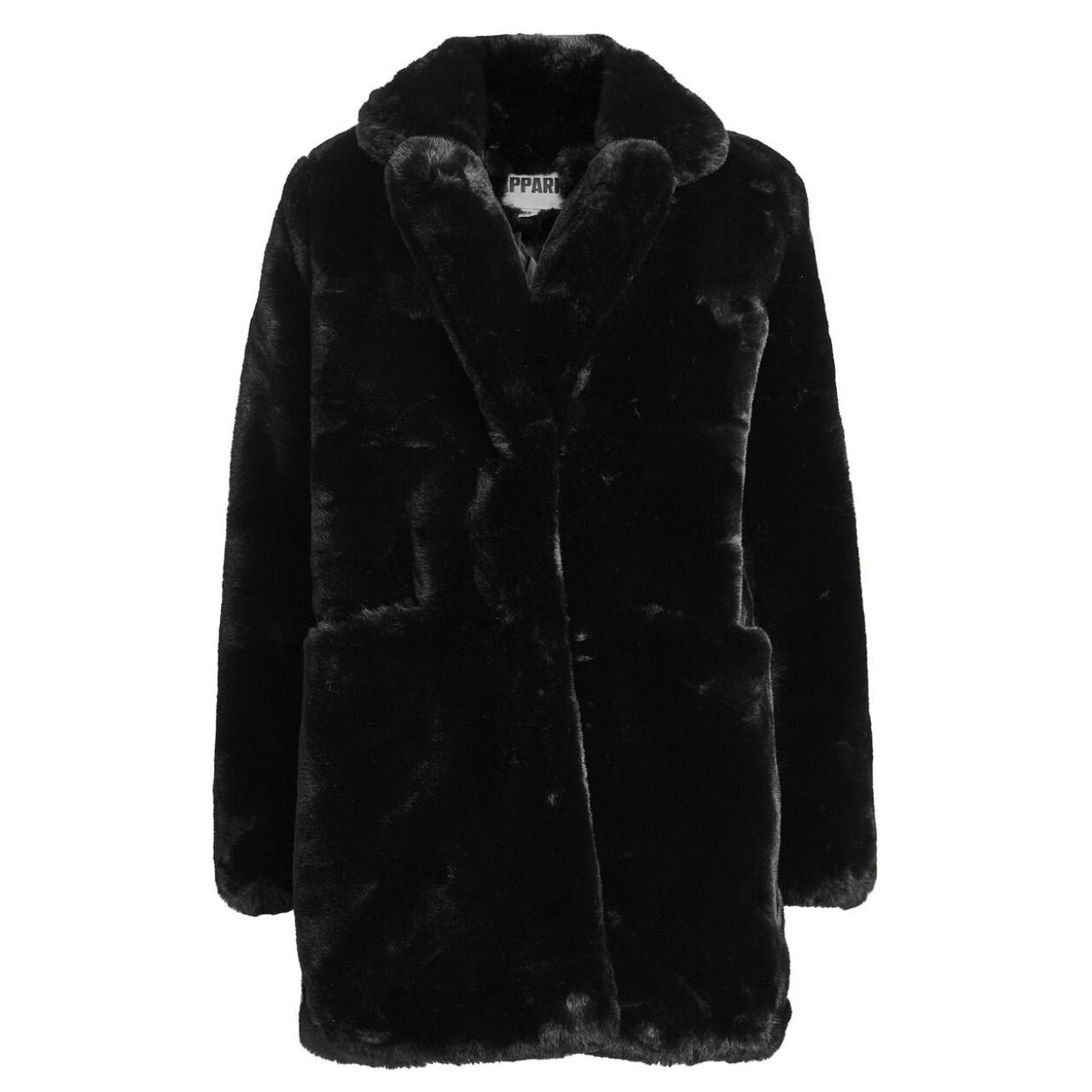 Apparis Sophie Faux Fur Coat Stand collar Depop - Main Image