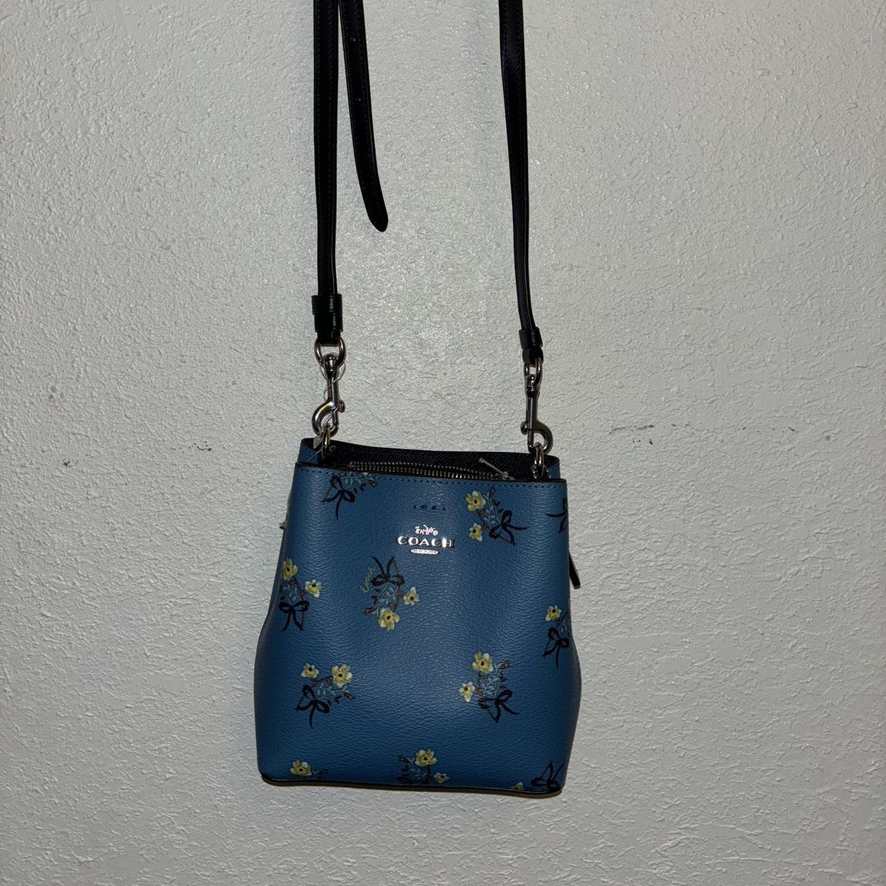 Coach Mini Town Bucket Bag With Floral Bow newest Print