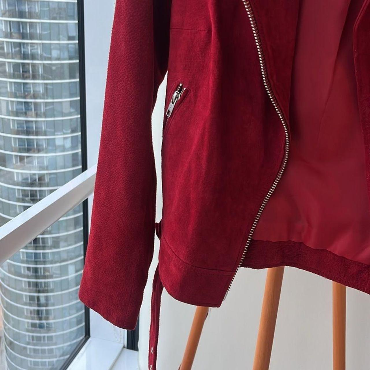 No Brand Men's Jacket - Red - S – Meotine Red Lea… - image 7