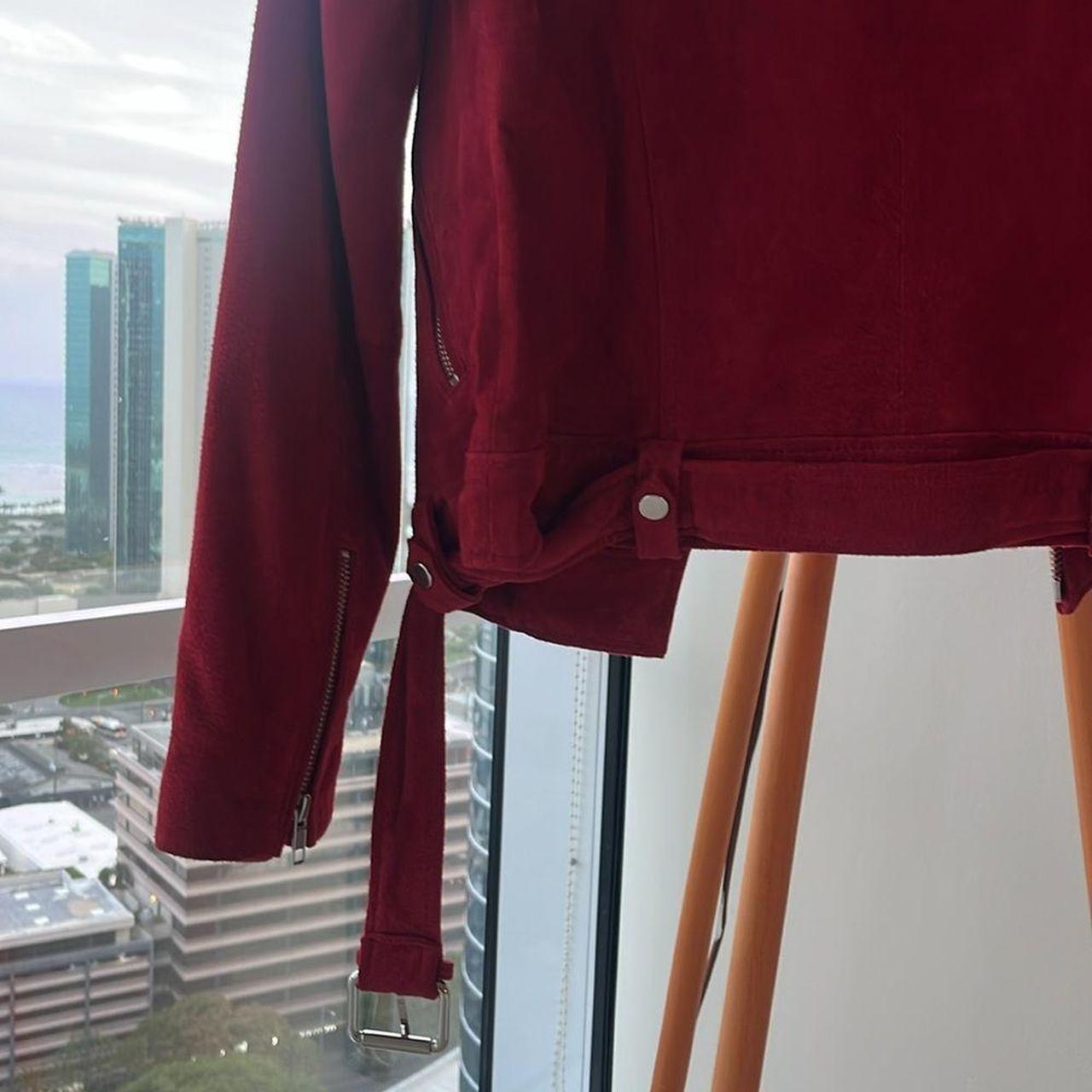 No Brand Men's Jacket - Red - S – Meotine Red Lea… - image 8