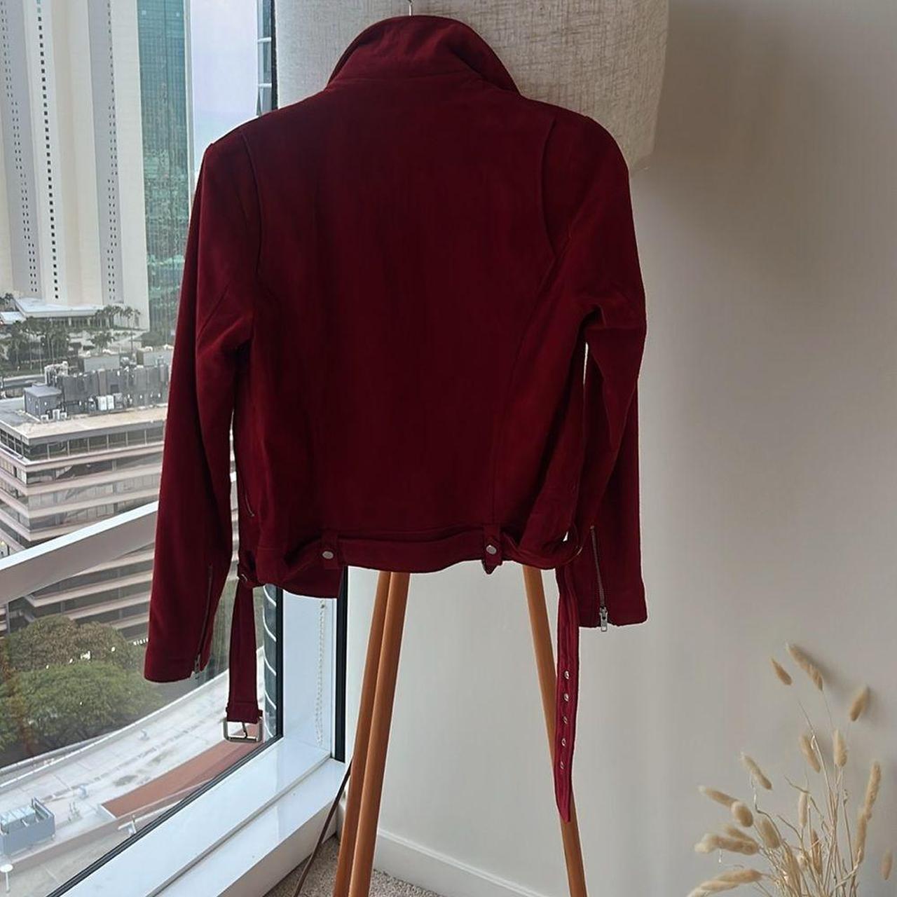 No Brand Men's Jacket - Red - S – Meotine Red Lea… - image 2