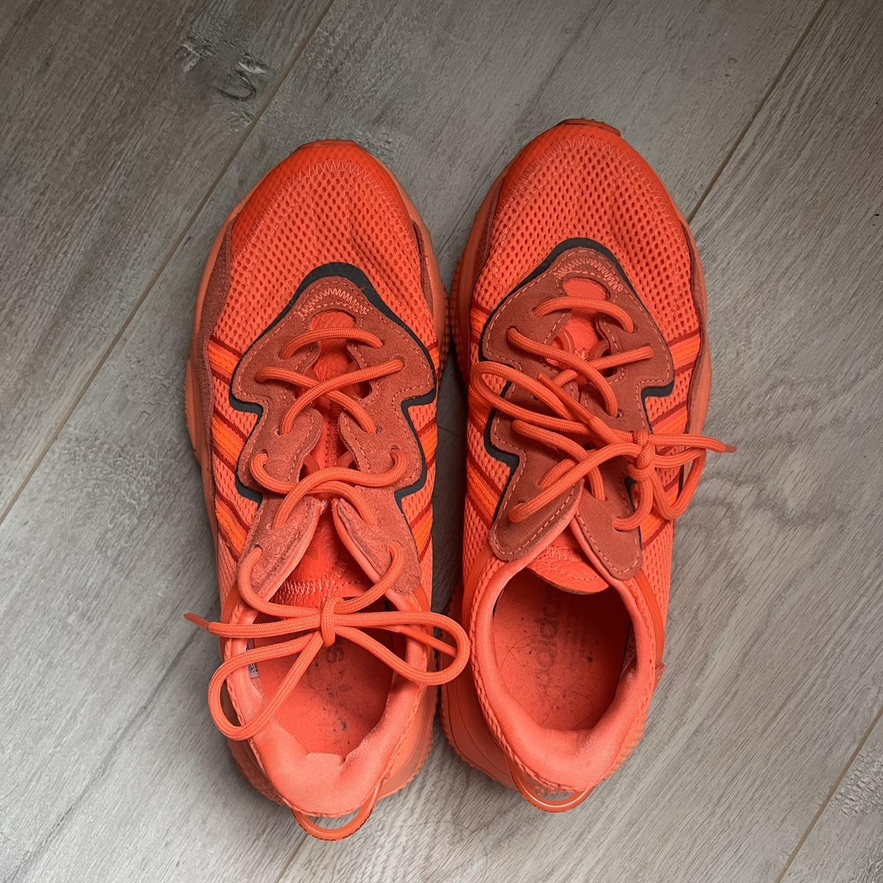 Orange adidas ozweego online