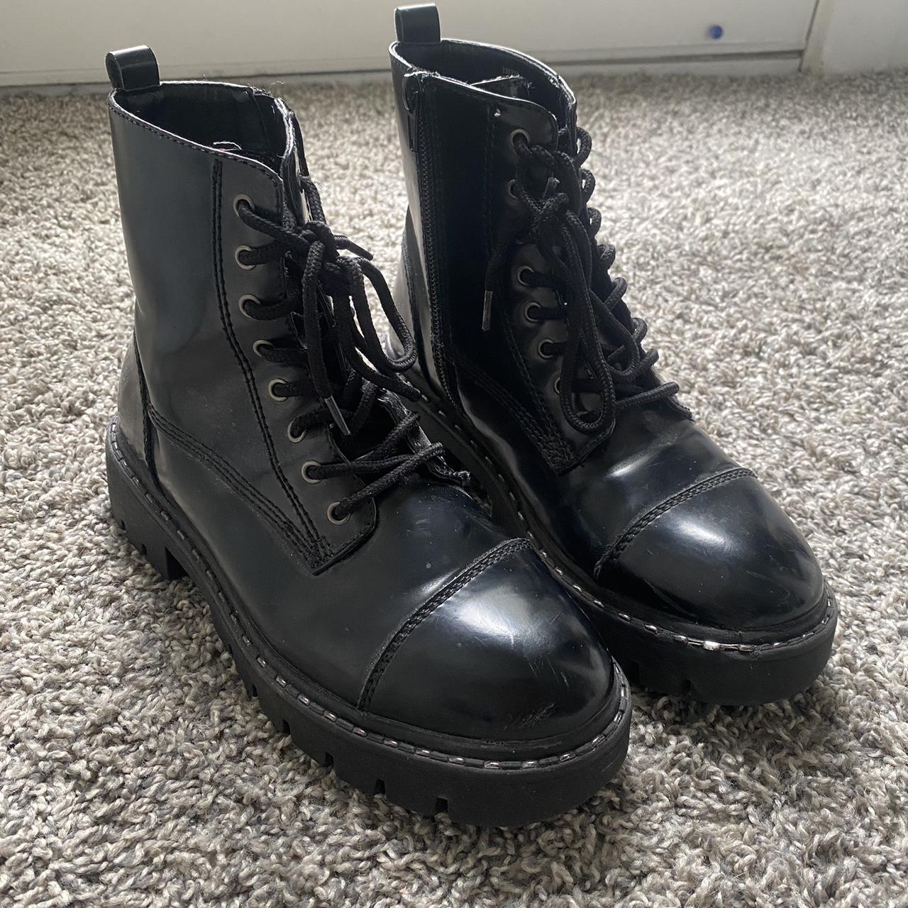 Charli Boots Barely Used, These Boots Are Very - Depop