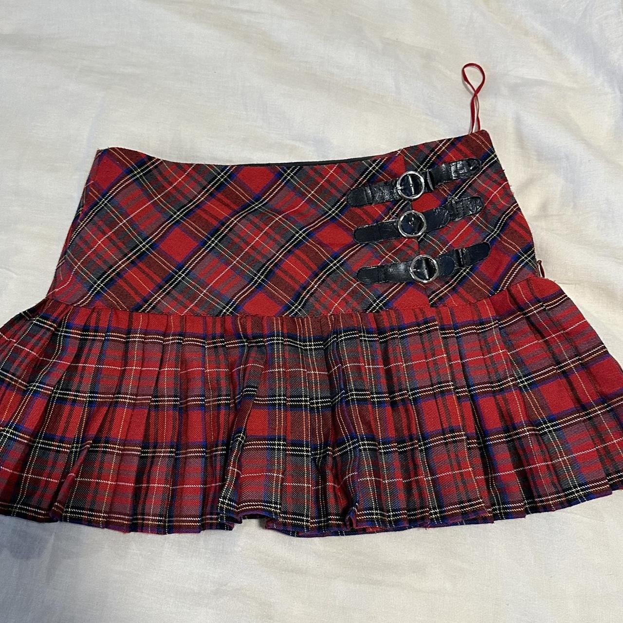 Selling The Sickest Vintage Tartan Mini Skirt Depop