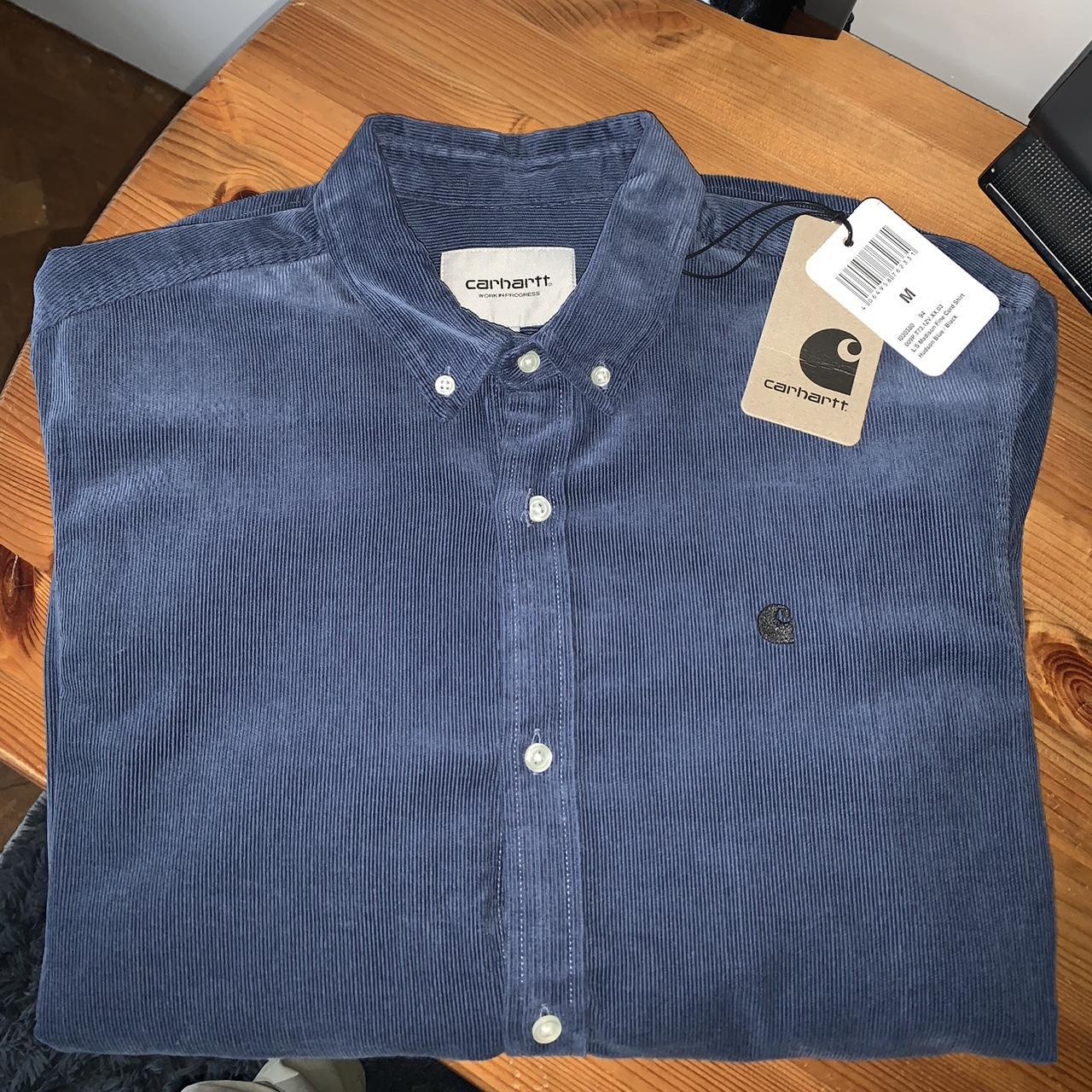 Carhartt WIP. L/S Madison Fine Cord Shirt - Hudson... - Depop