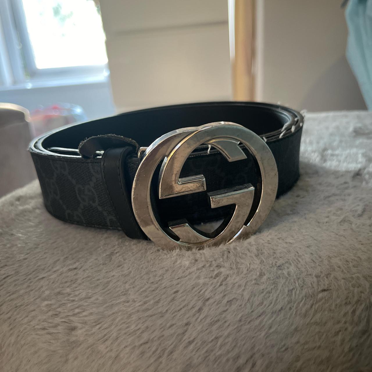 Worn gucci belt 100 authentic with serial numbers. Depop