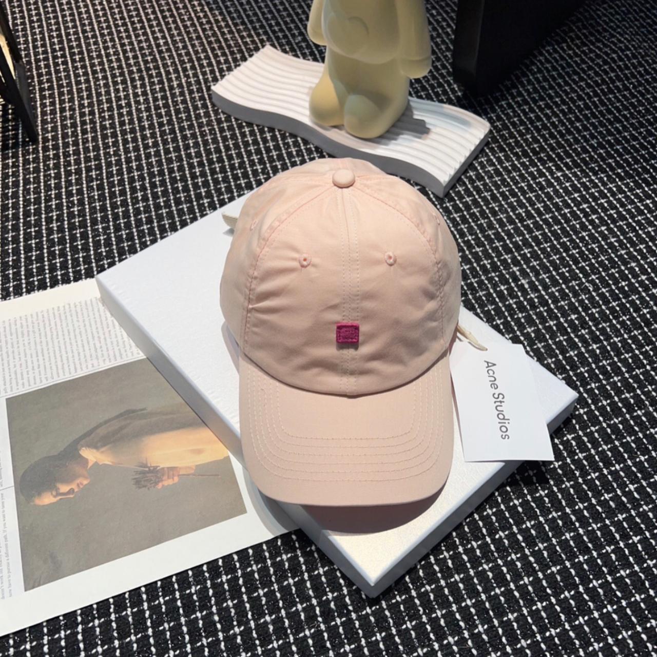 Acne studios Women's Beige Fashion Baseball Cap, This...