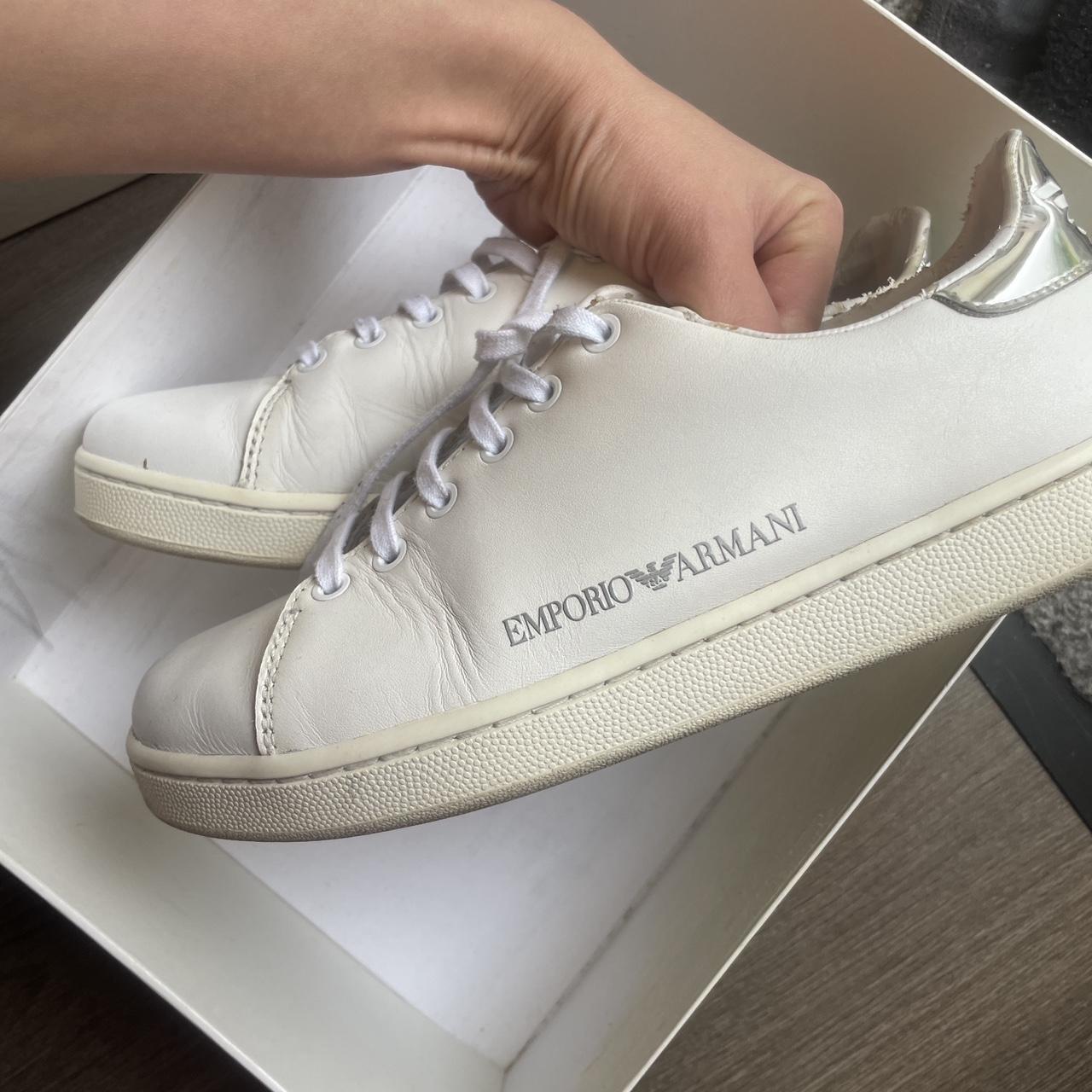 Emporio armani womens trainers on sale