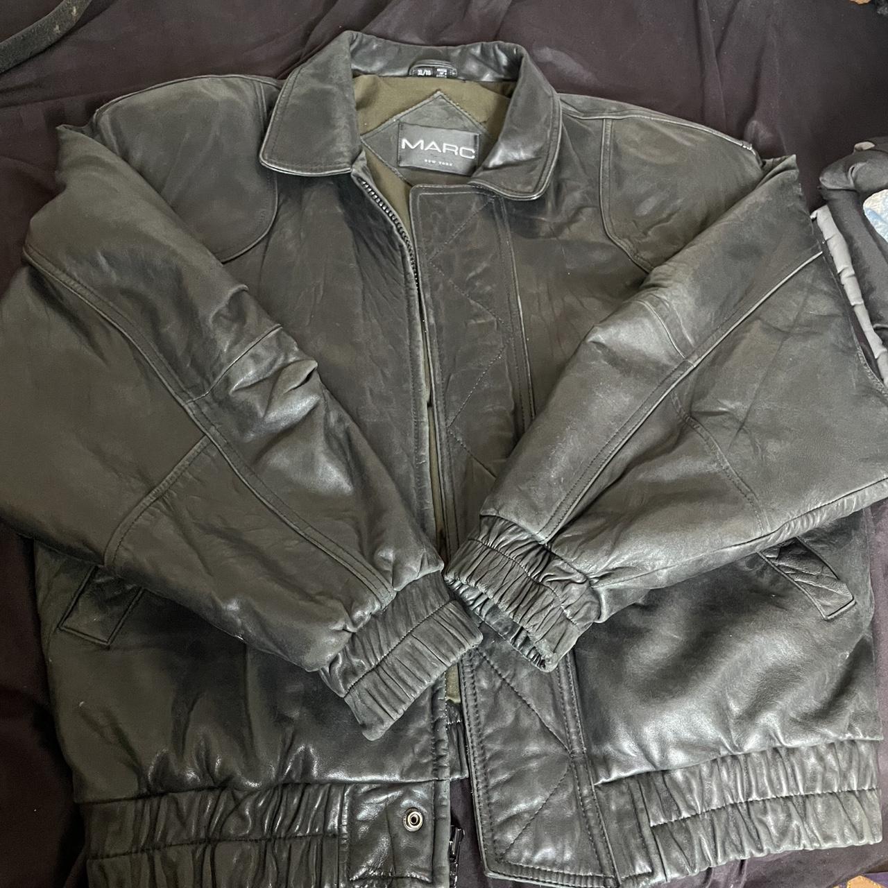 Marc New York Men's Cotton Jacket Brown/Black XL – Vintage