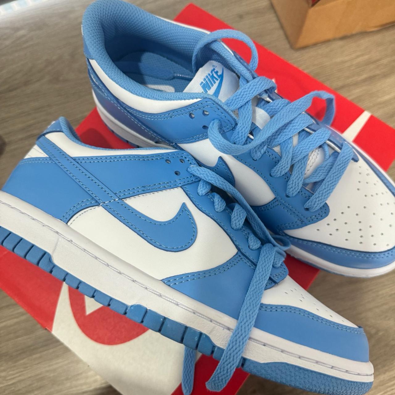 blue low dunks nike